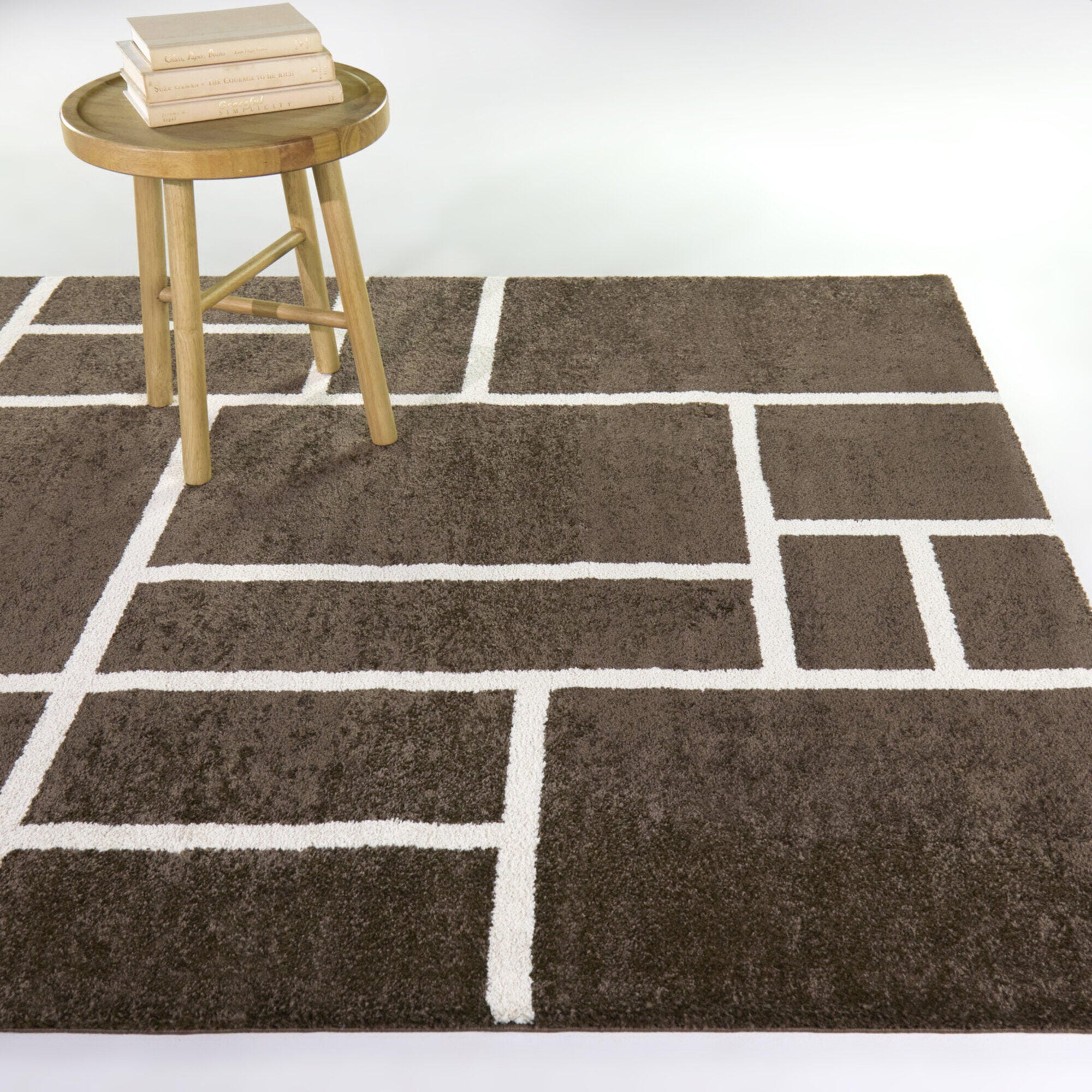 Balta Rugs Octavia 5' 3" x 7' Area Rug, Brown, rollover