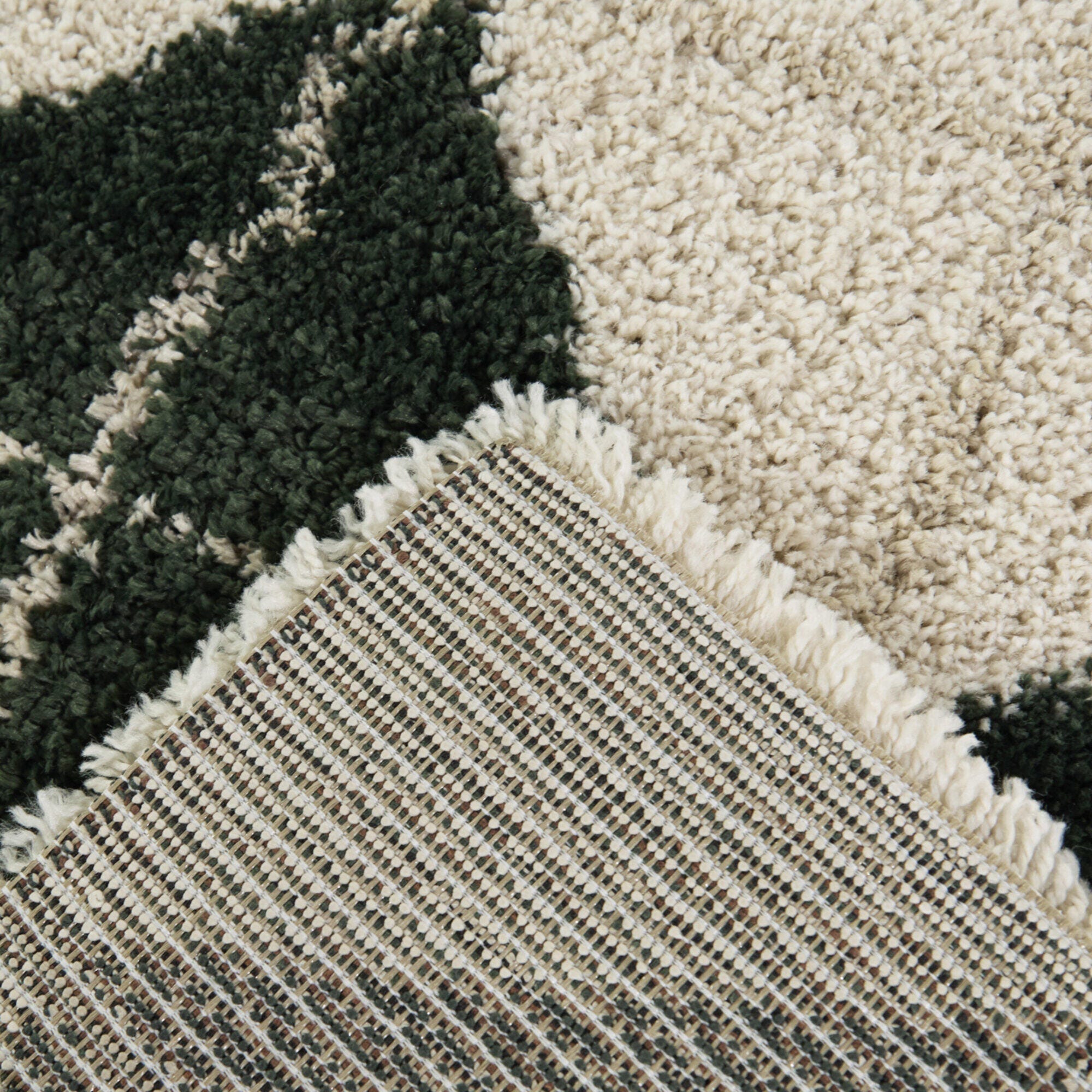 Balta Rugs Quarterman 5' 3" x 7' Area Rug, Green/Ivory, large