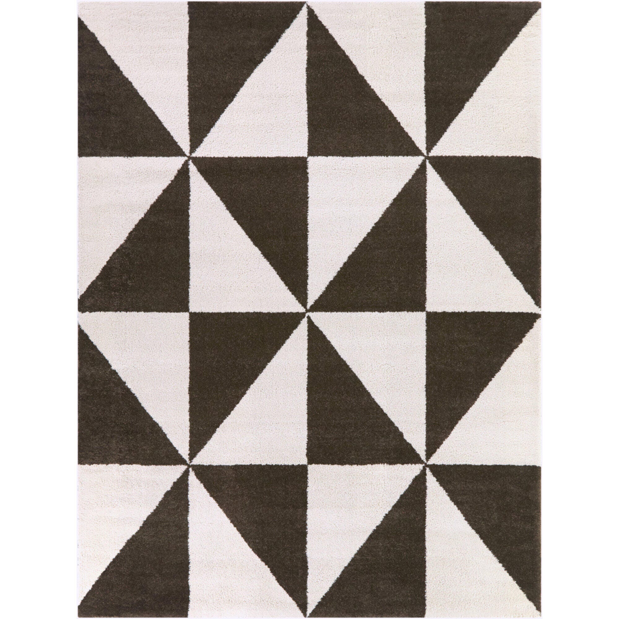 Balta Rugs Rex 5' 3" x 7' Area Rug, Brown/Ivory, large