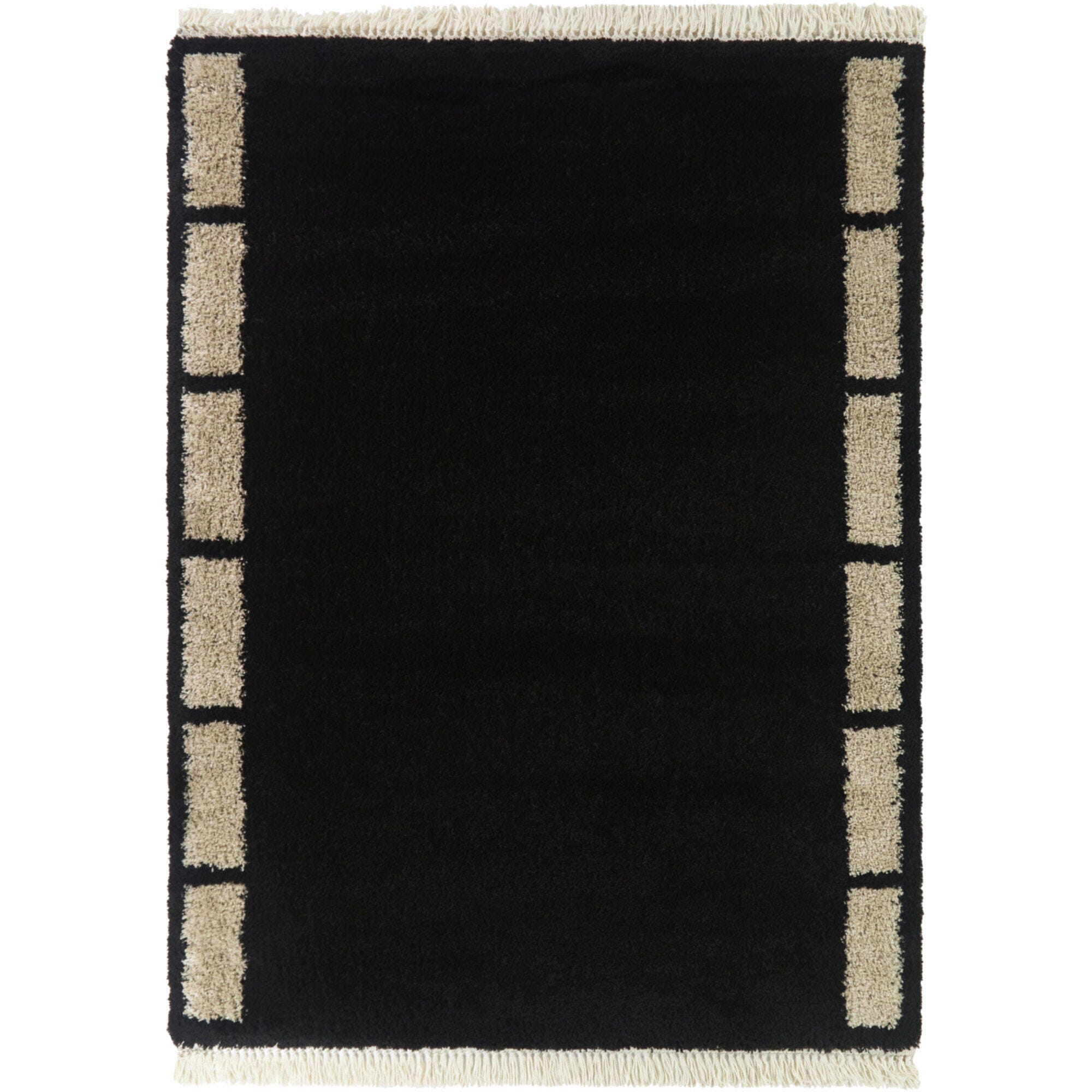 Balta Rugs Rohan 5' 3" x 7' Area Rug, Black/Beige, large
