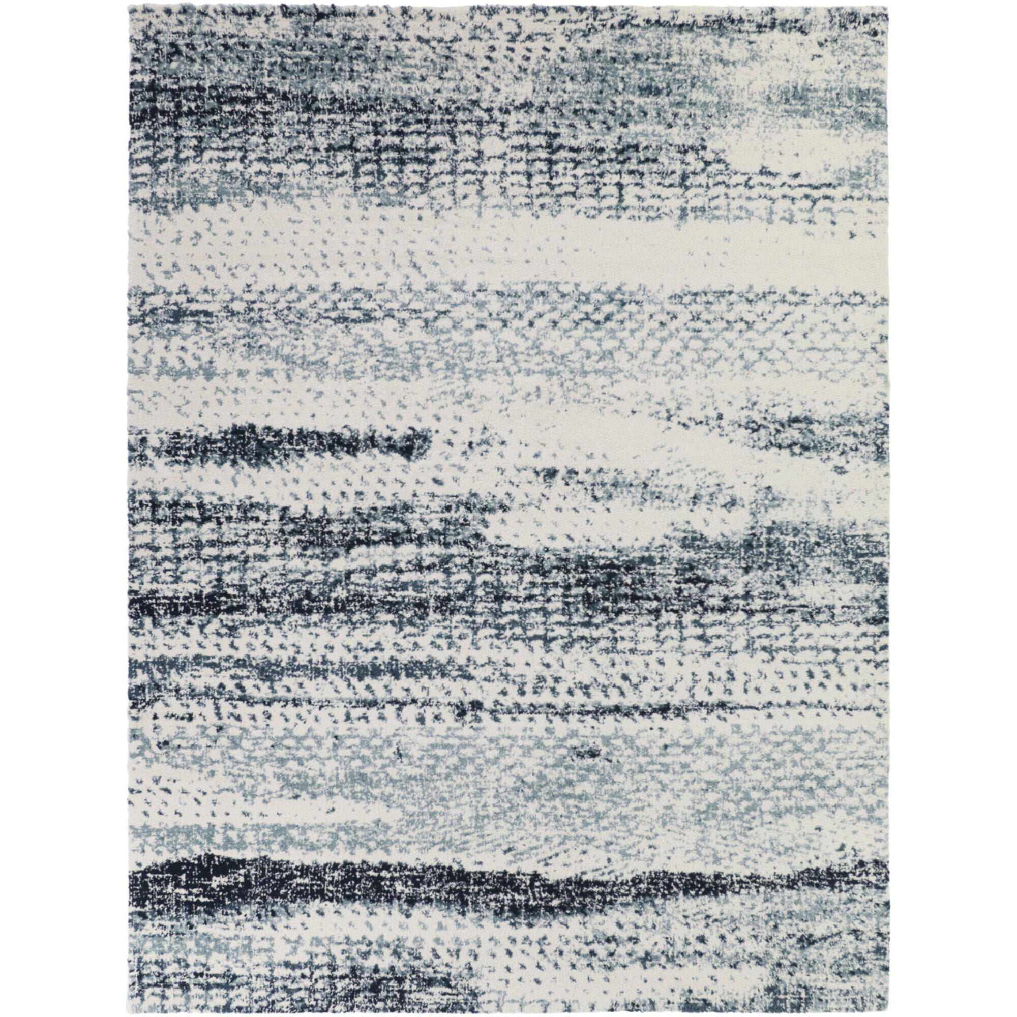 Balta Rugs Samuel 5' 3" x 7' Area Rug, Blue/Cream, large