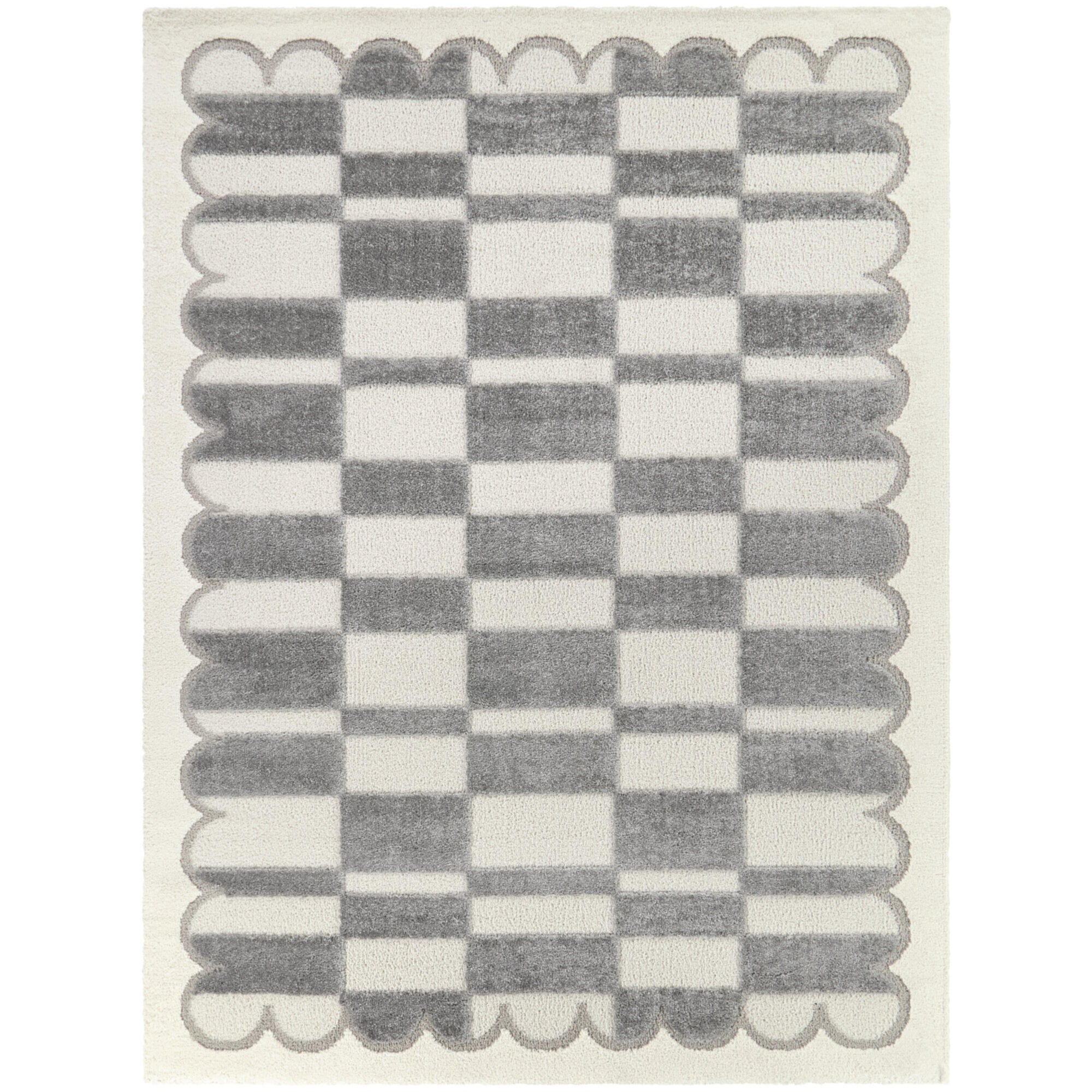 Balta Rugs Sylvester 5' 3" x 7' Area Rug, Cream/Gray, large