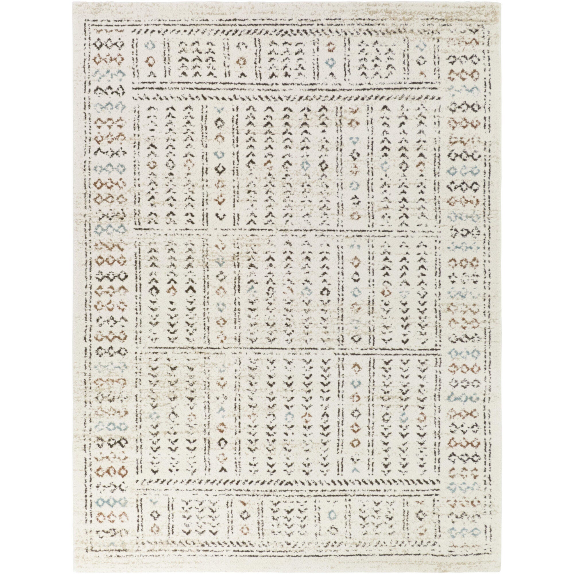 Balta Rugs Tiberius 5' 3" x 7' Area Rug, Cream, large