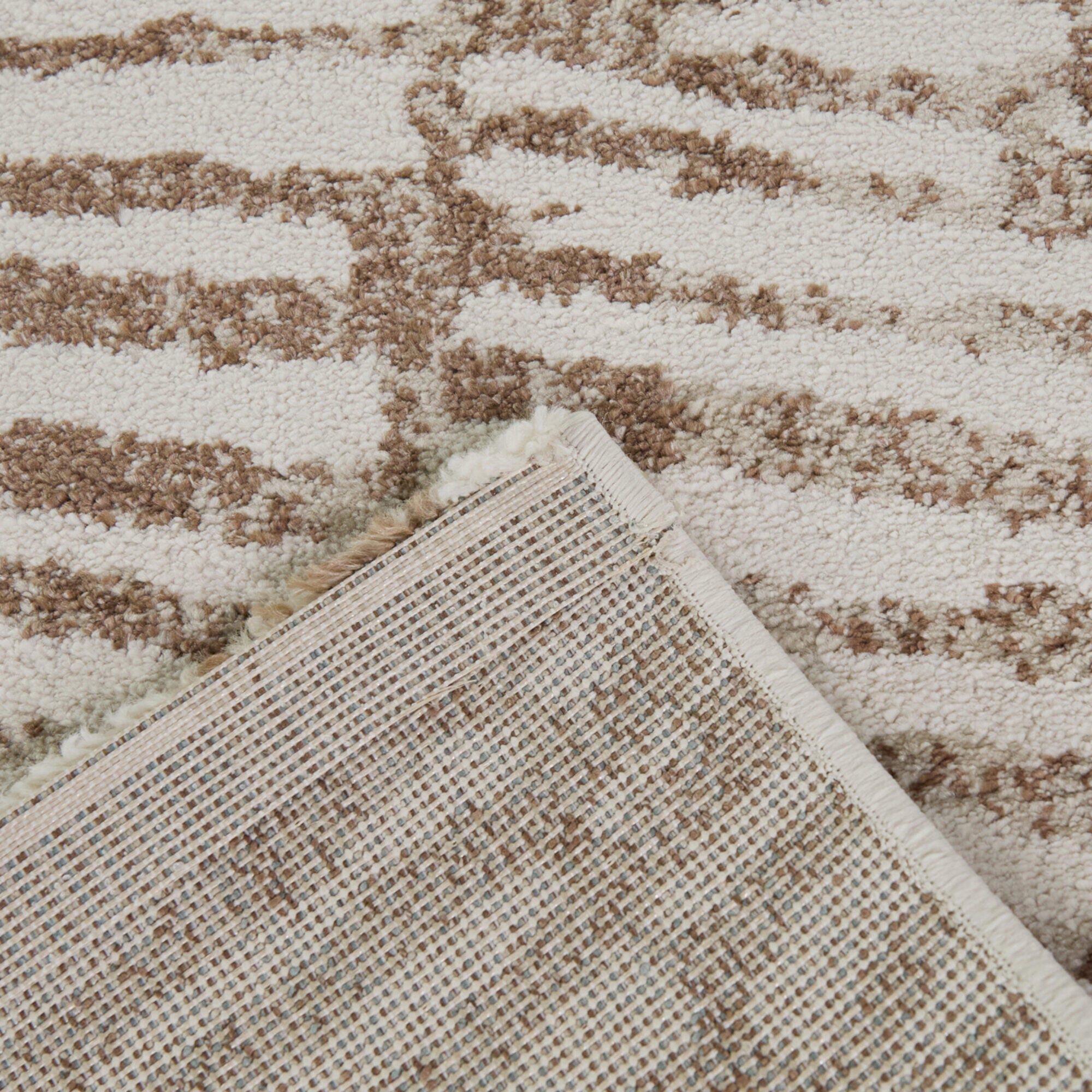 Balta Rugs Verner 5' 3" x 7' Area Rug, Brown/White, large