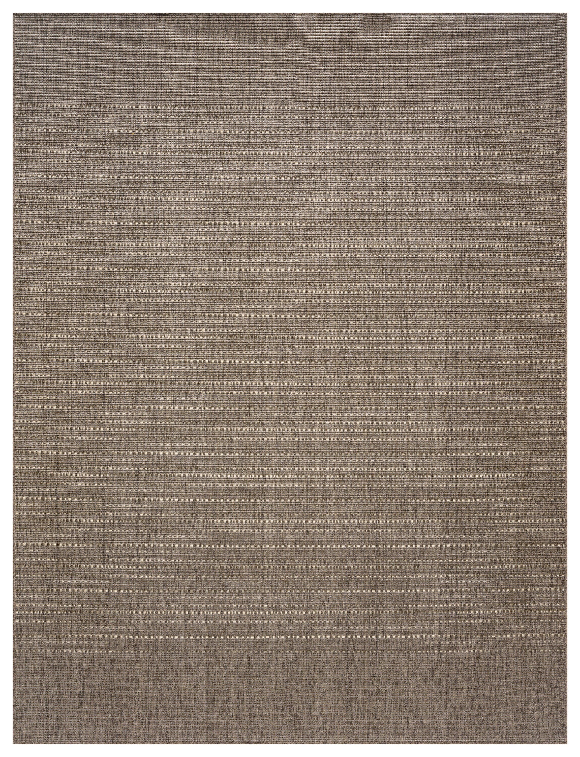 Nourison Home Tulum Striped 10' x 14' Area Rug, Brown, large