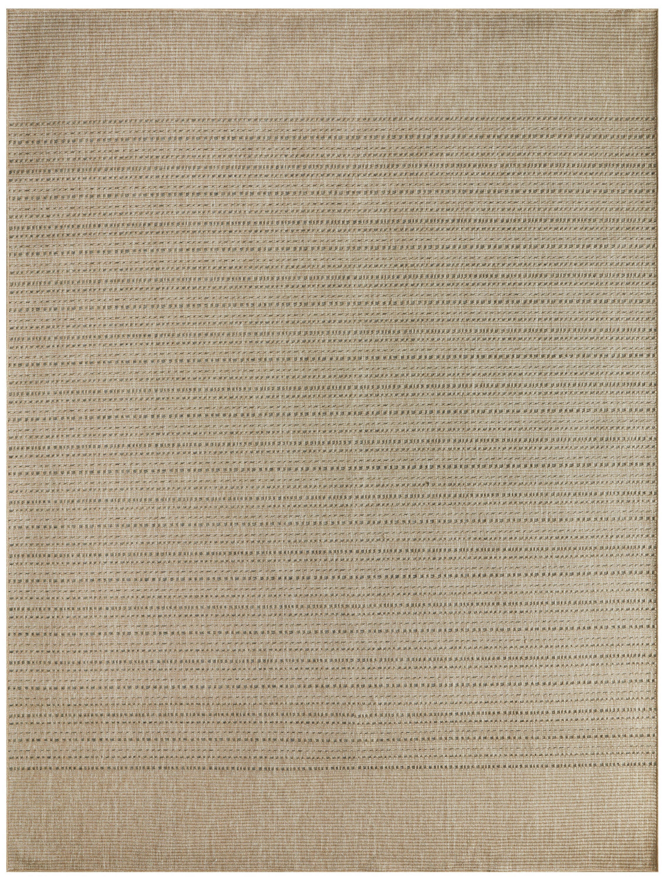 Nourison Home Tulum Striped 10' x 14' Area Rug, Taupe, large