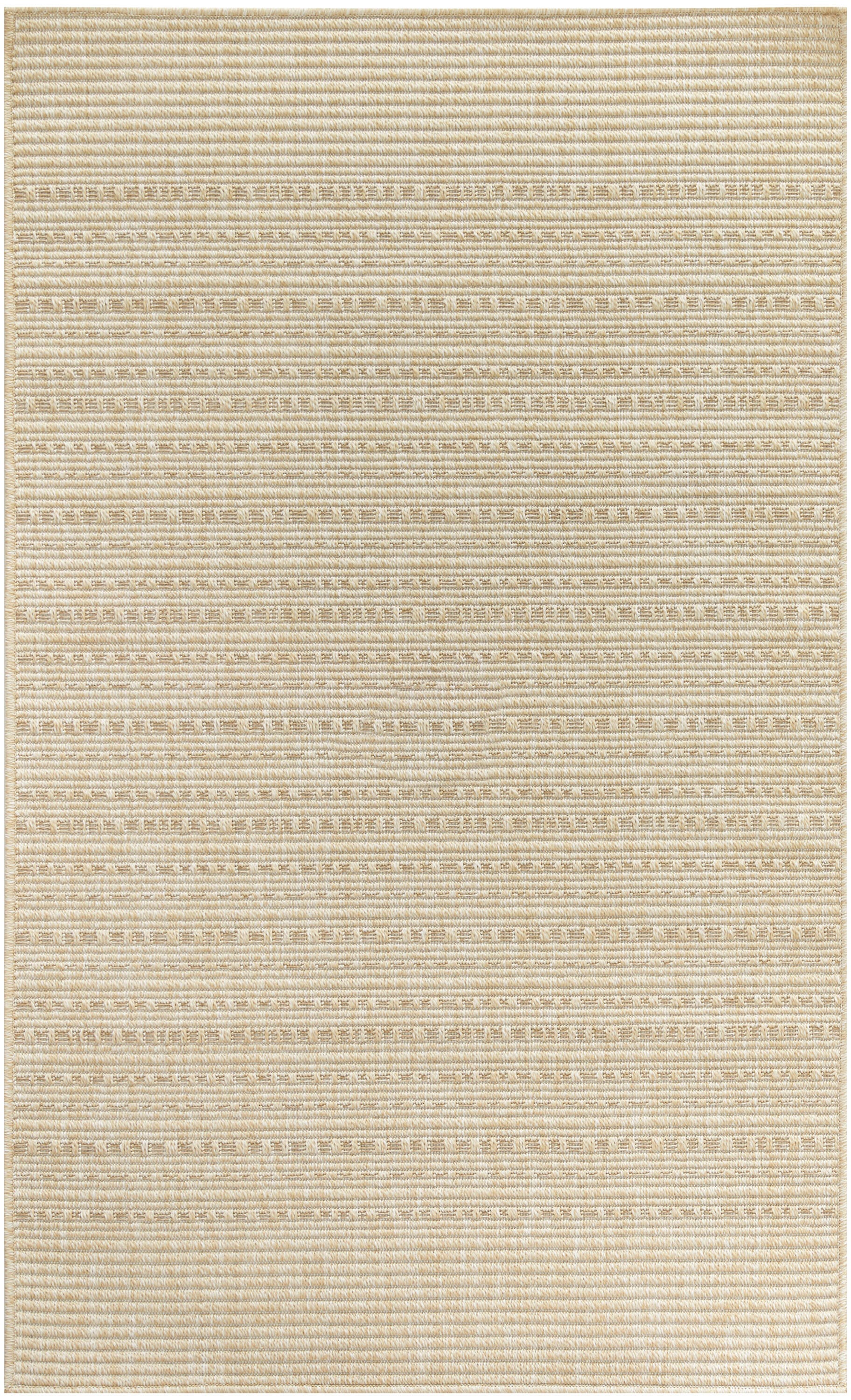 Nourison Home Tulum Striped 2' x 3' Area Rug, Cream, large