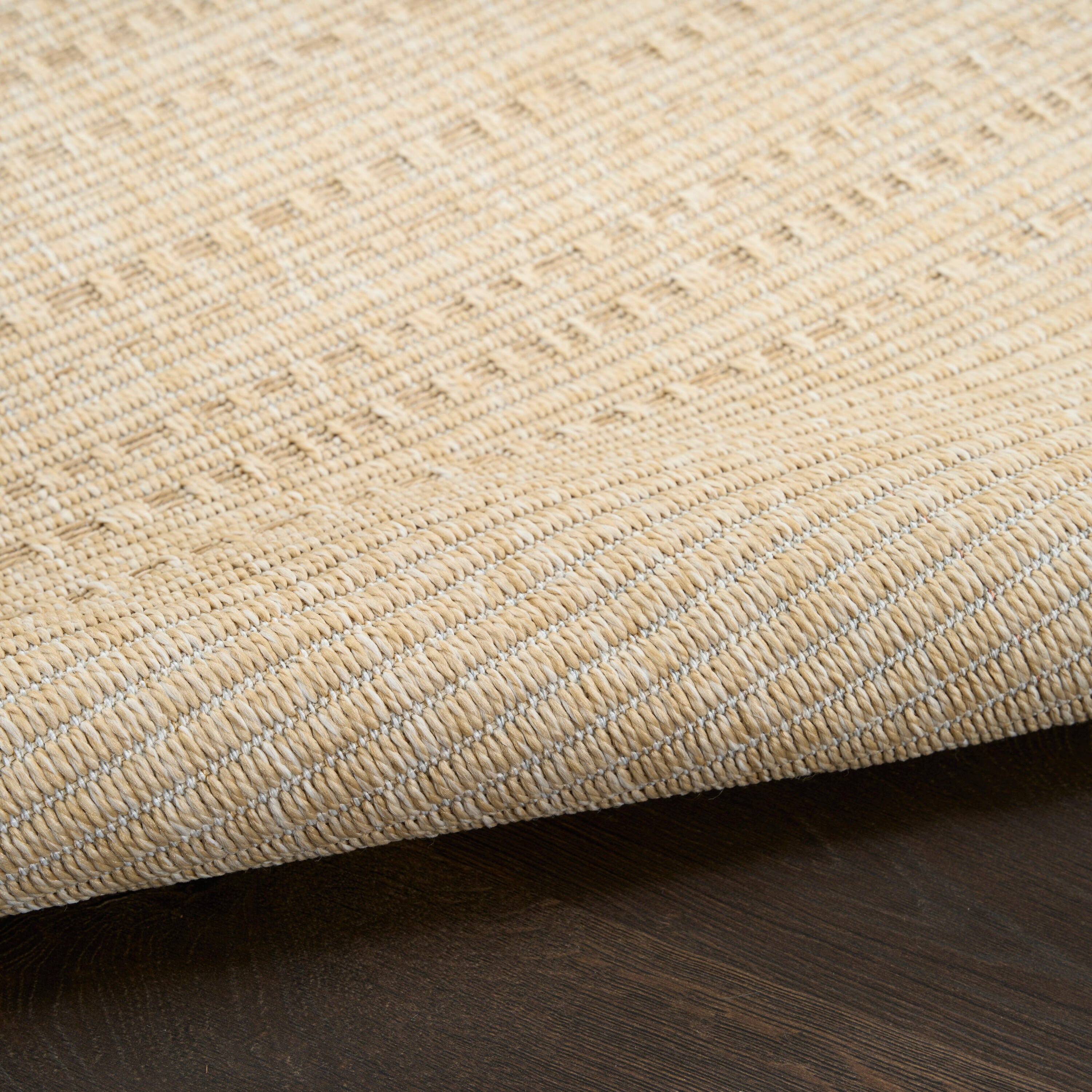 Nourison Home Tulum Striped 2' x 3' Area Rug, Cream, large
