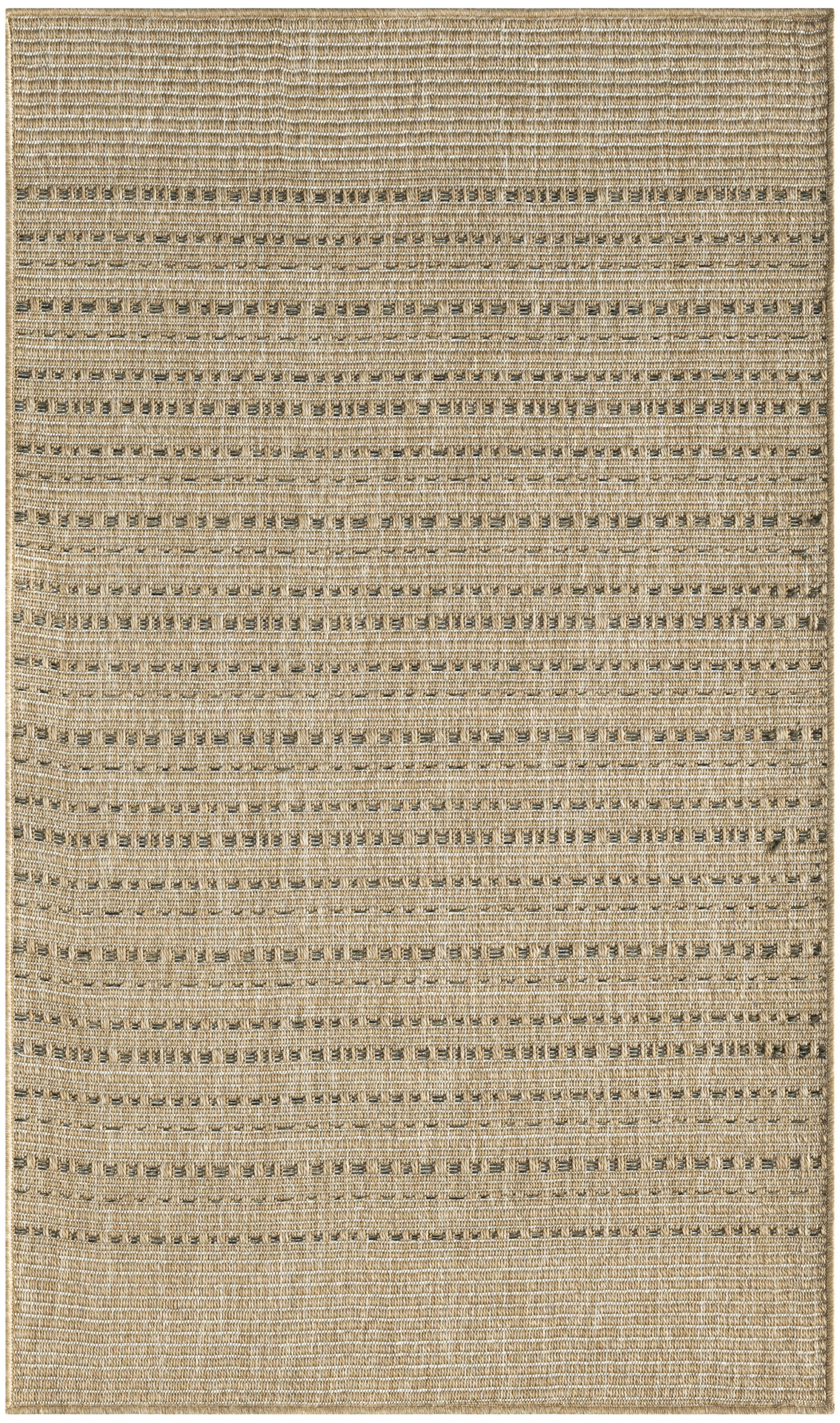 Nourison Home Tulum Striped 2' x 3' Area Rug, Taupe, large
