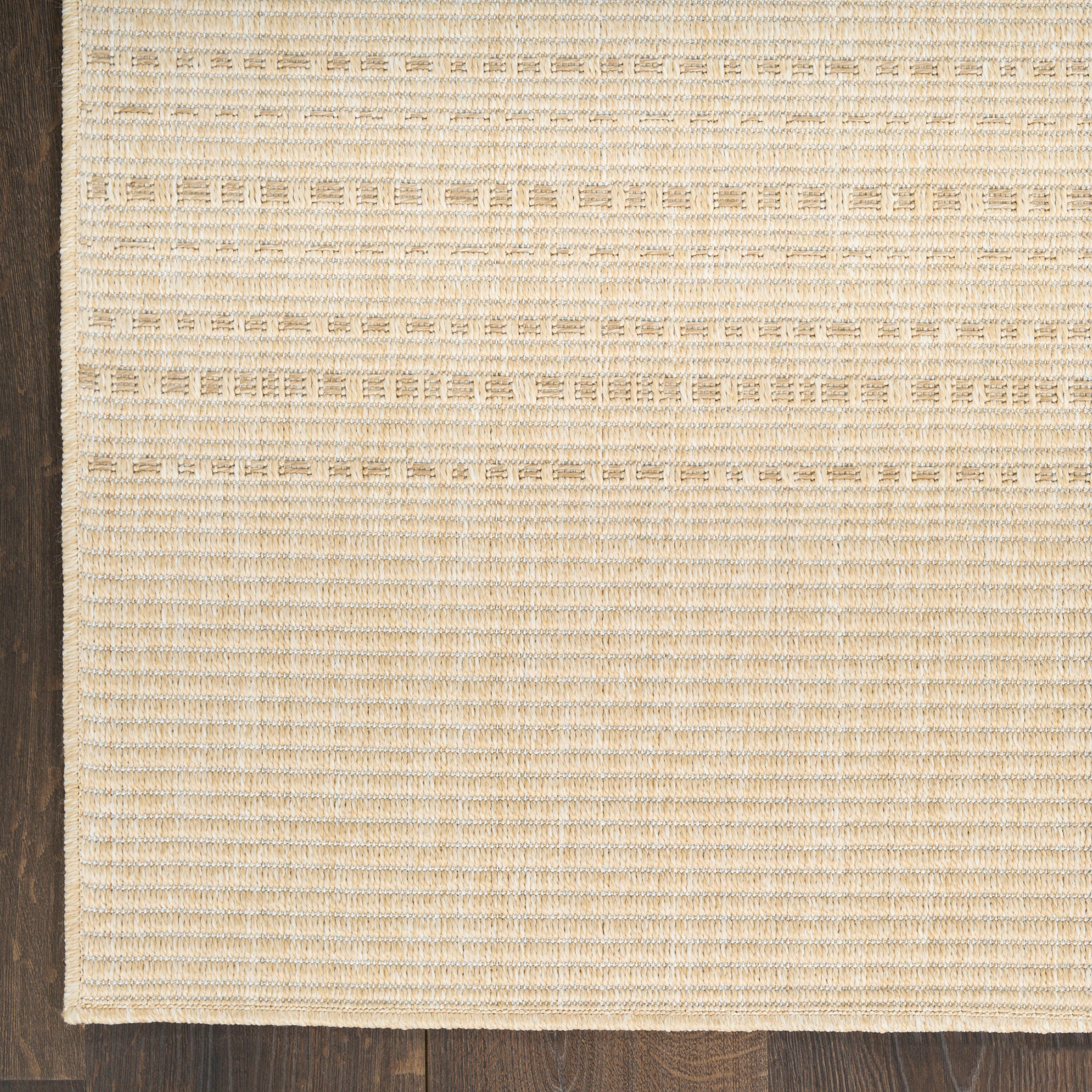 Nourison Home Tulum Striped 3' x 5' Area Rug, Cream, large