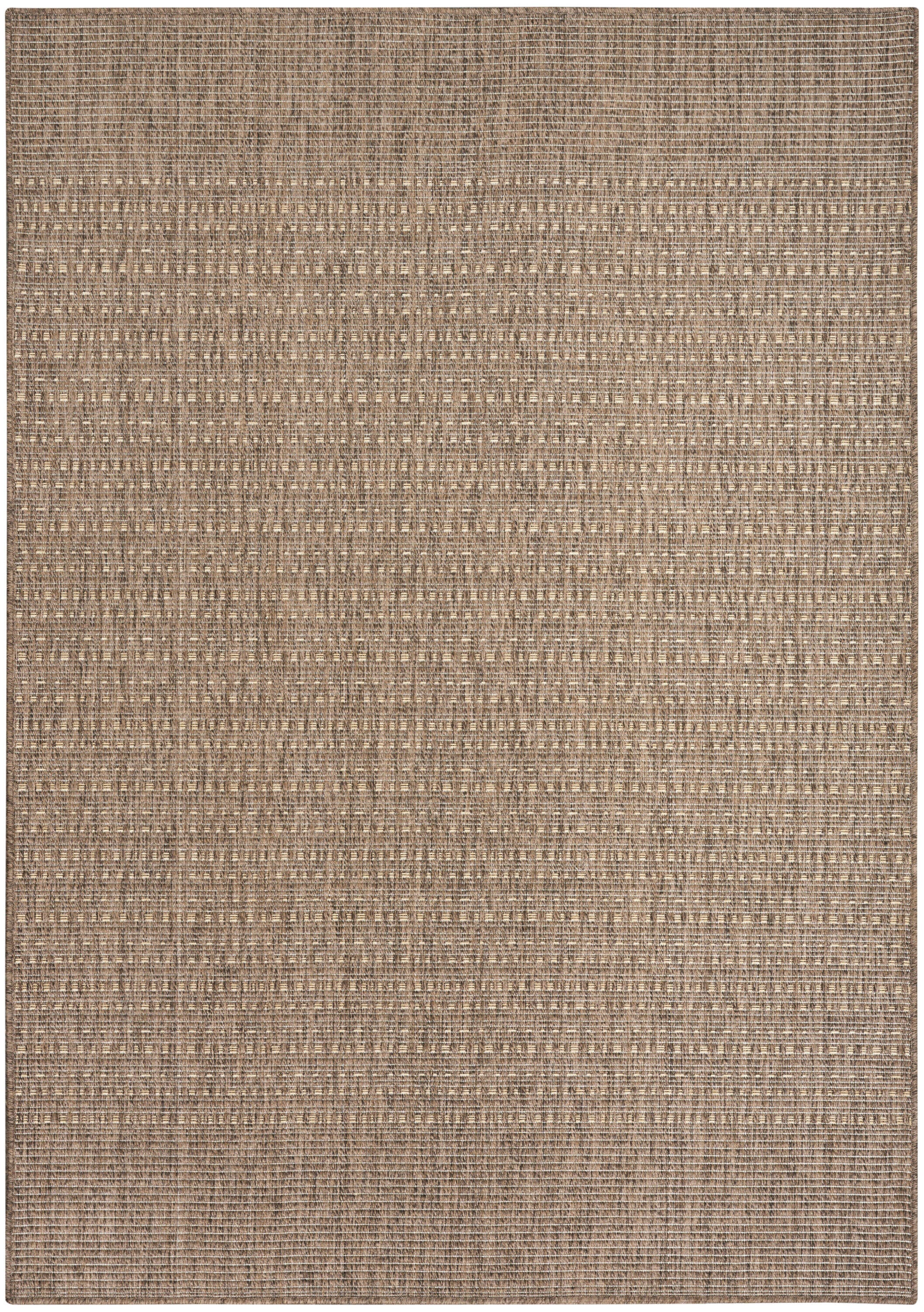 Nourison Home Tulum Striped 6' x 9' Area Rug, Brown, large