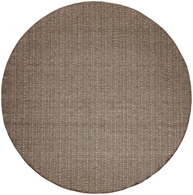 Nourison Home Tulum Striped 8' Round Area Rug