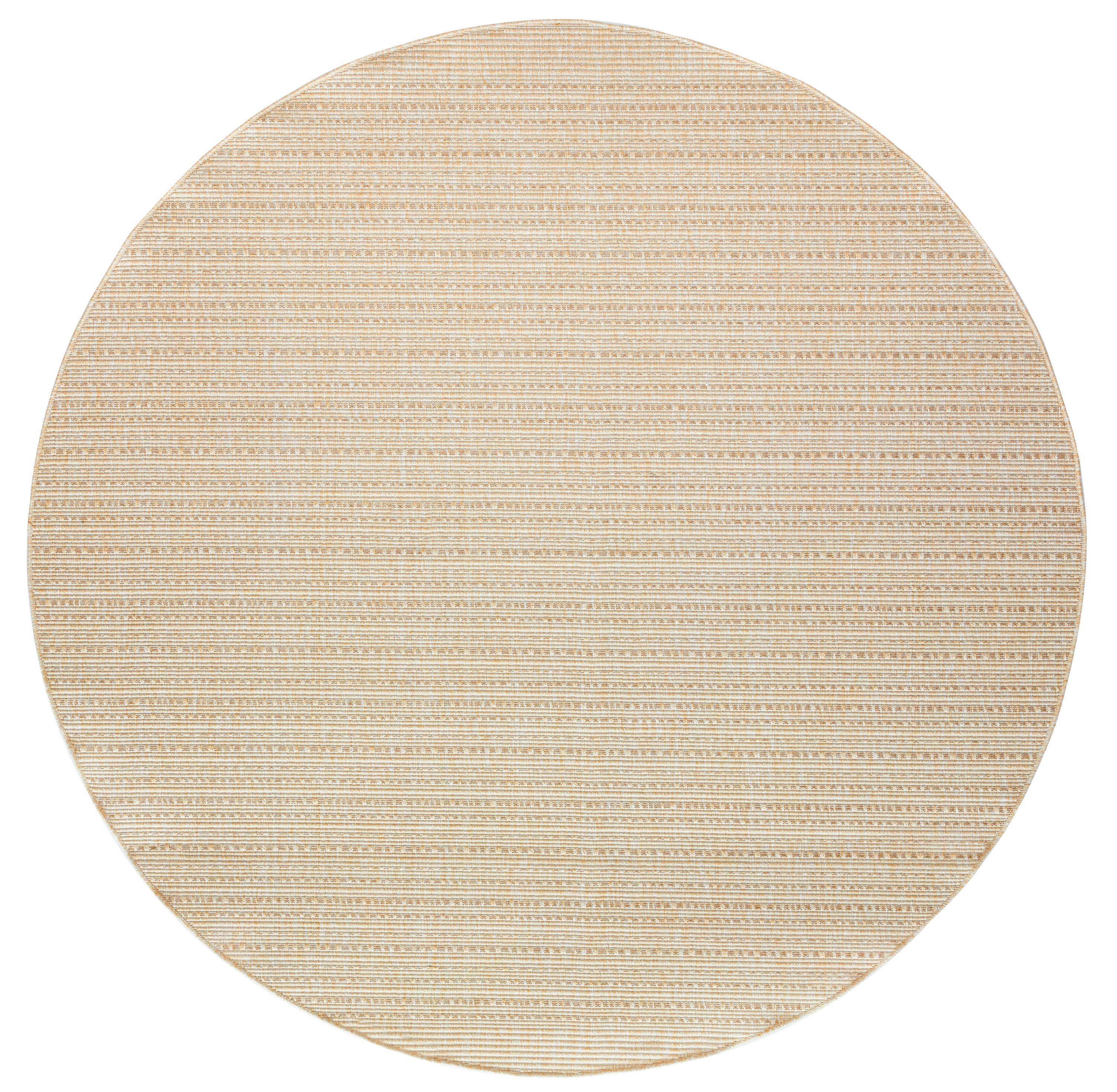 Nourison Home Tulum Striped 8' Round Area Rug, Cream, large