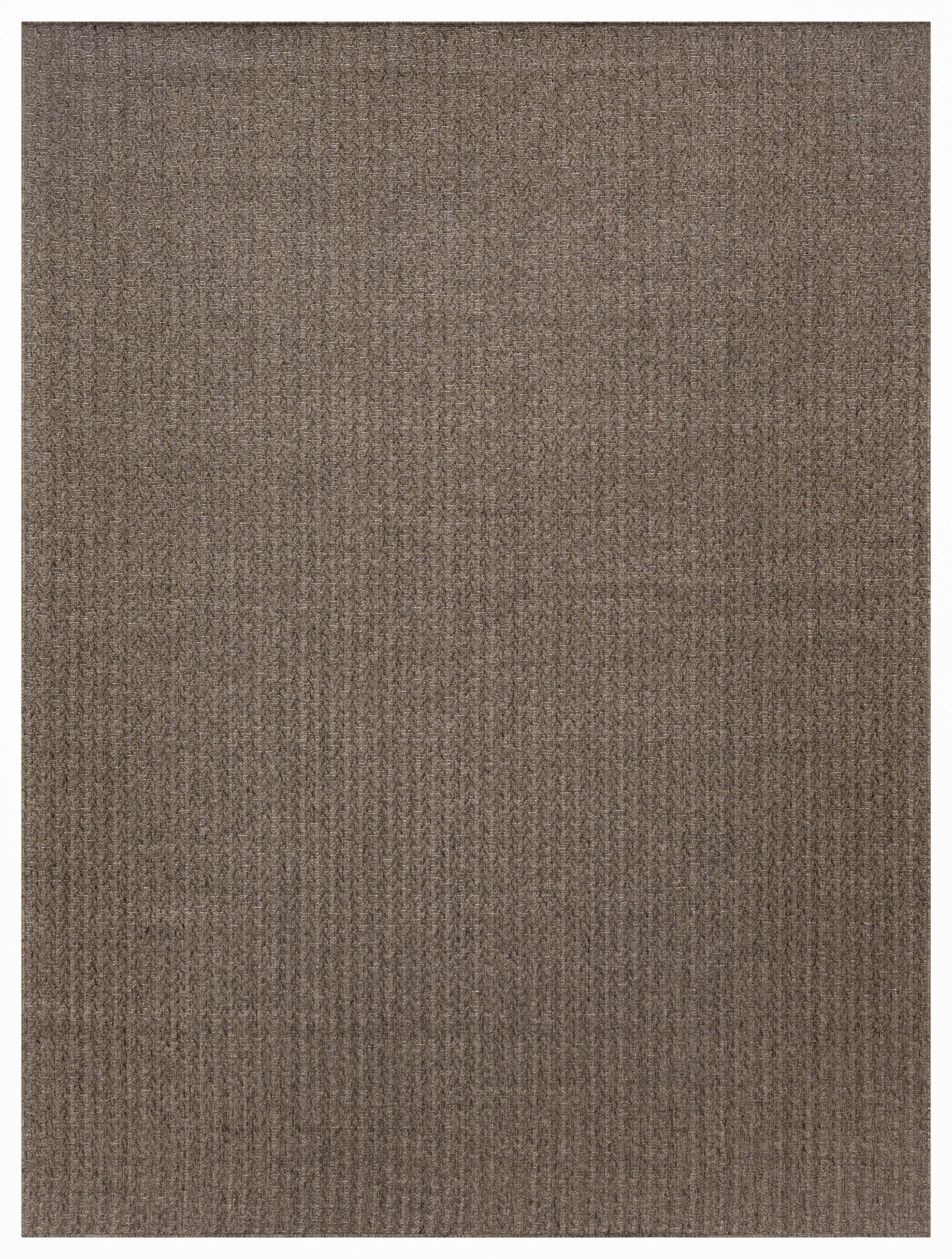 Nourison Home Tulum Chevron 10' x 14' Area Rug, Brown, large