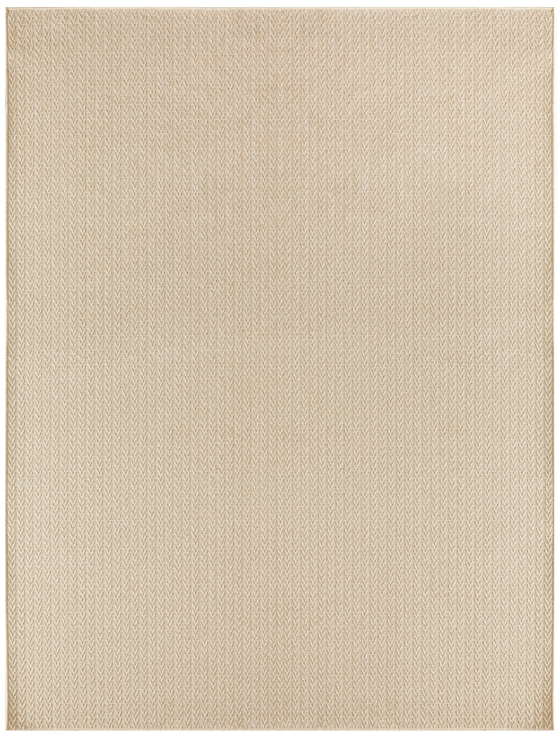 Nourison Home Tulum Chevron 10' x 14' Area Rug, Cream, large