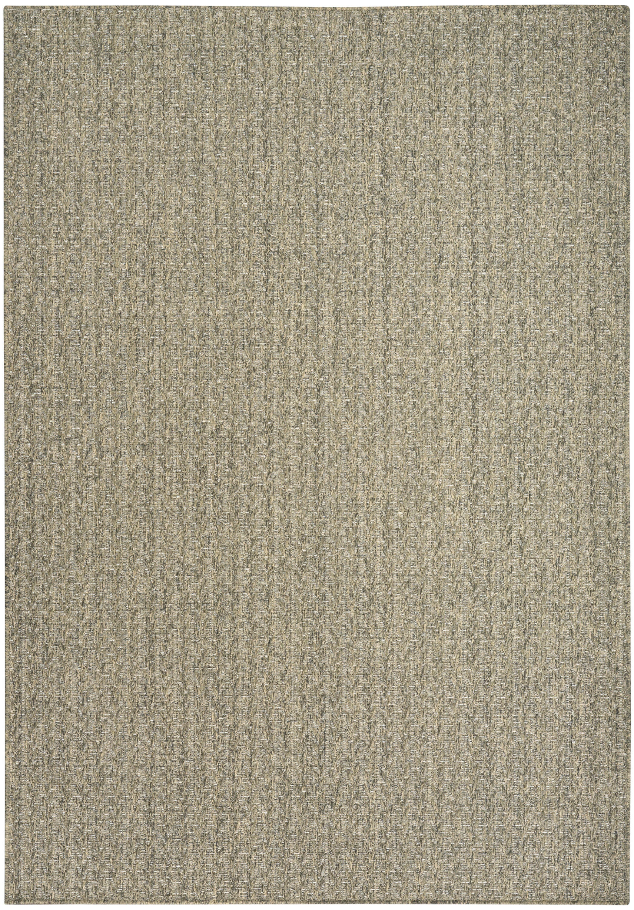Nourison Home Tulum Chevron 5'3" x 7' Area Rug, Olive, large