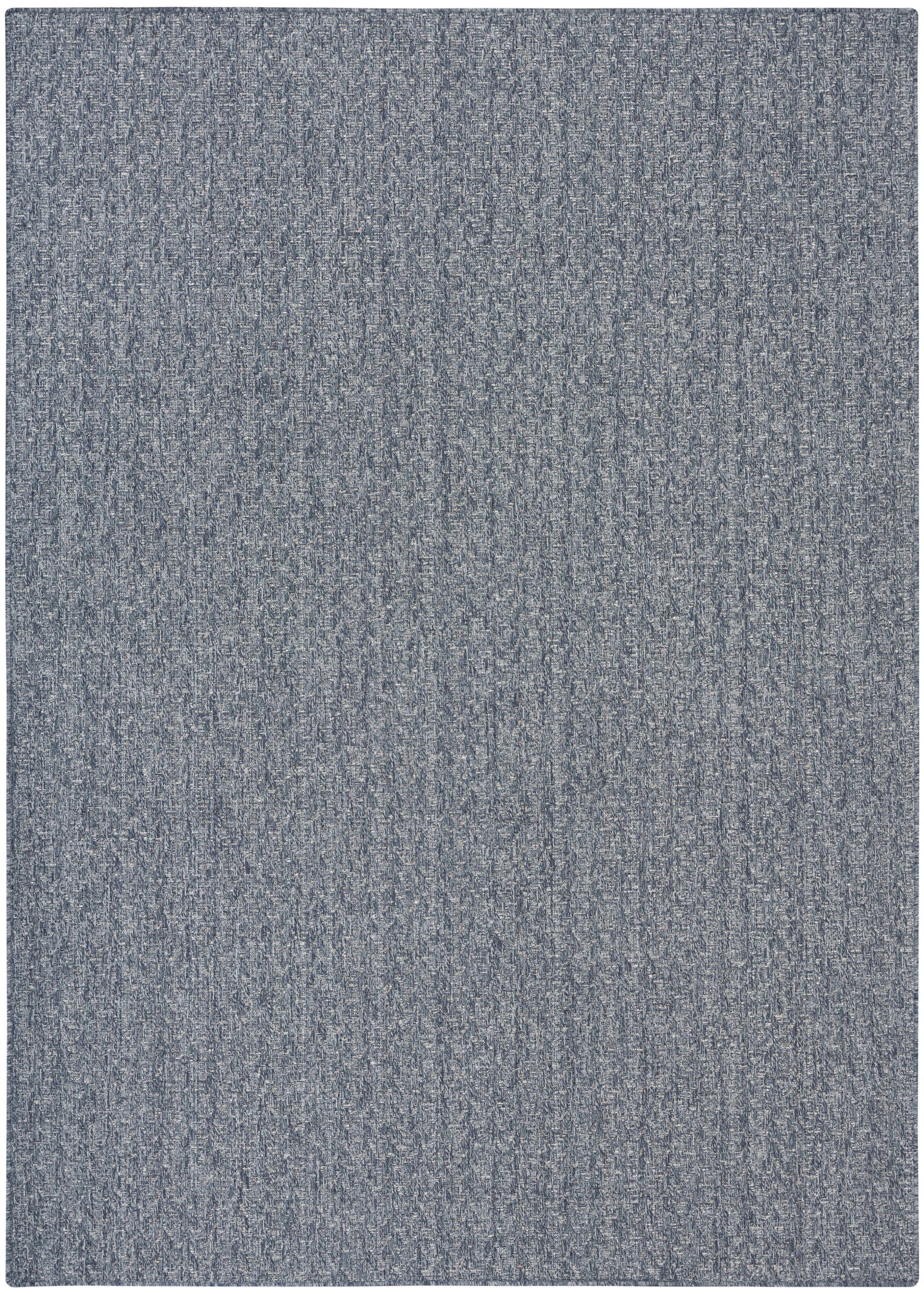 Nourison Home Tulum Chevron 6' x 9' Area Rug, Denim, large