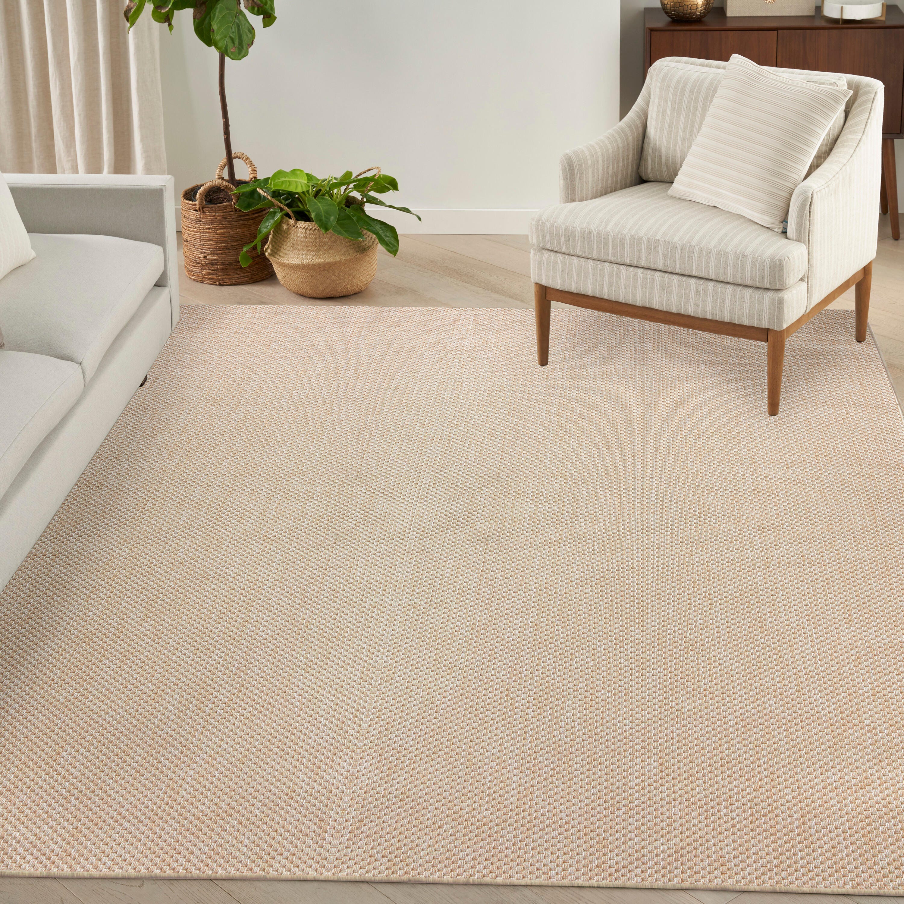 Nourison Home Tulum 10' x 14' Area Rug, Cream, rollover