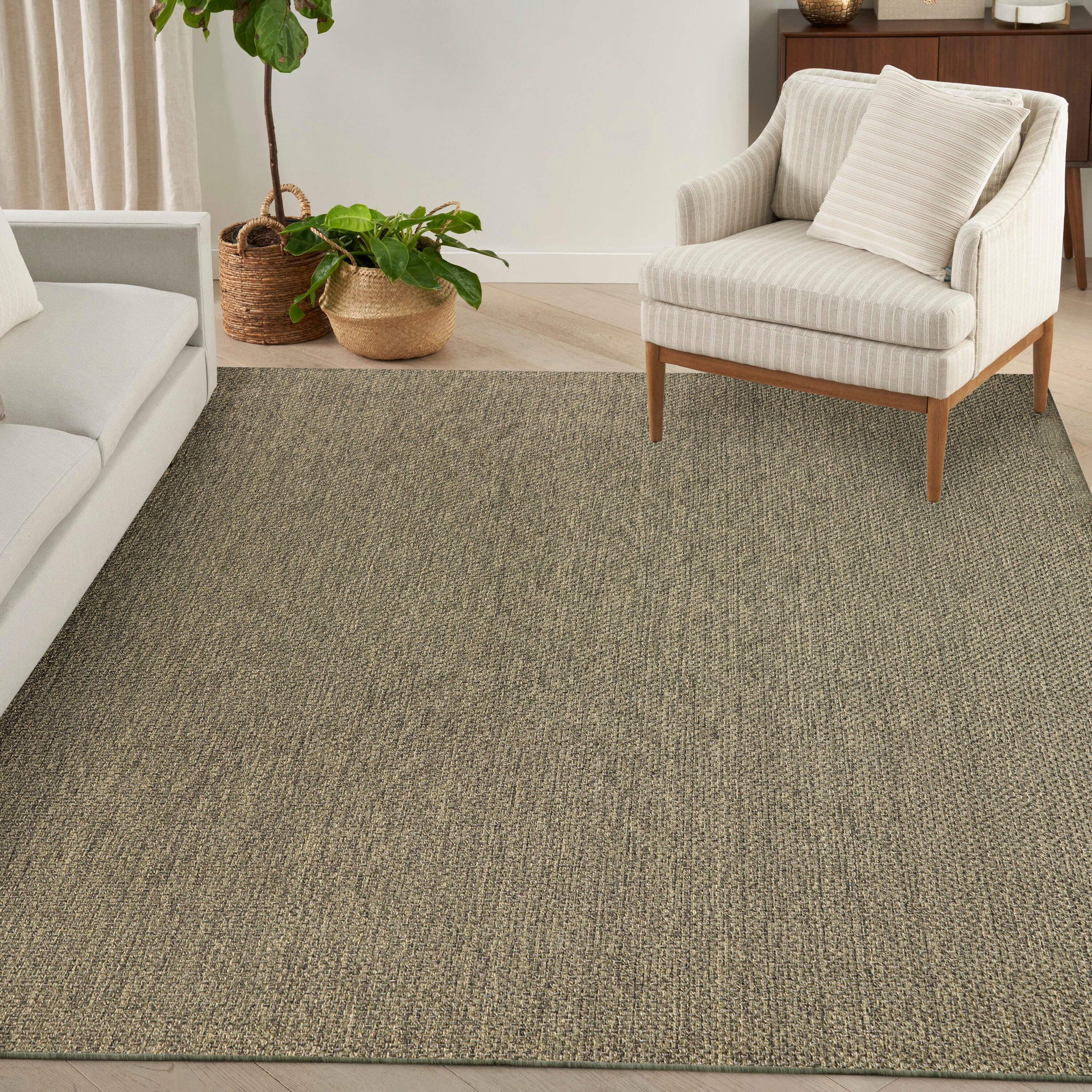 Nourison Home Tulum 10' x 14' Area Rug, Olive, rollover