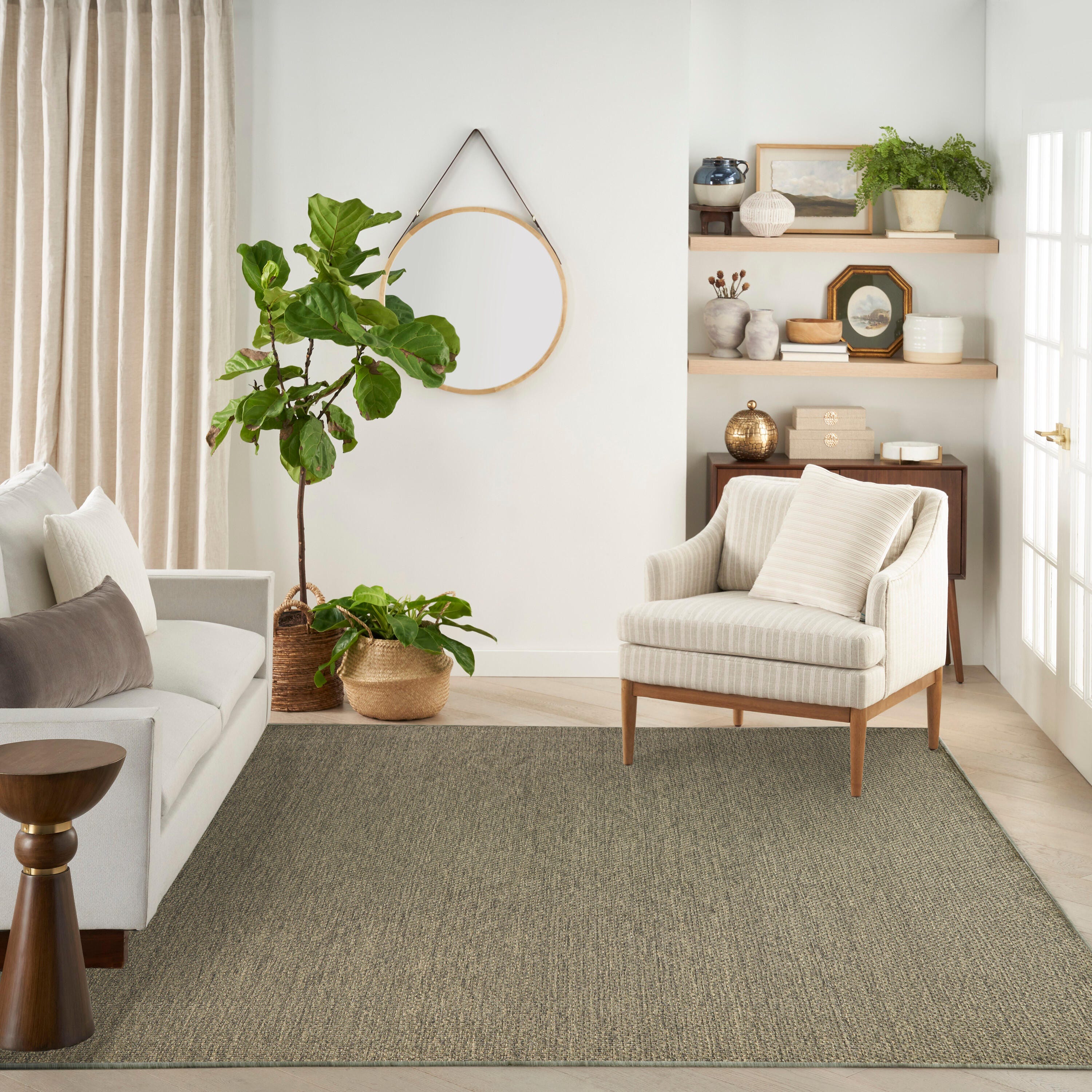 Nourison Home Tulum 10' x 14' Area Rug, Olive, large