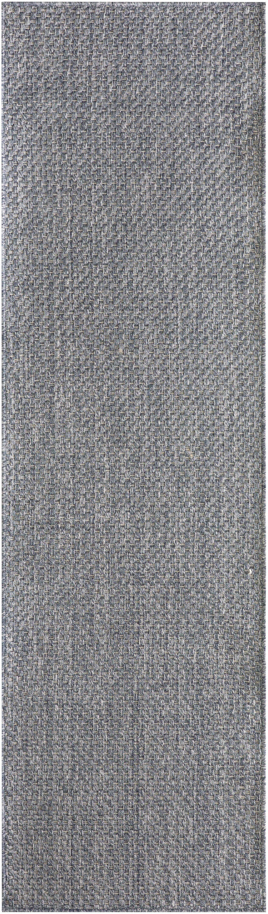Nourison Home Tulum 2' x 6' Runner Rug, Denim, large