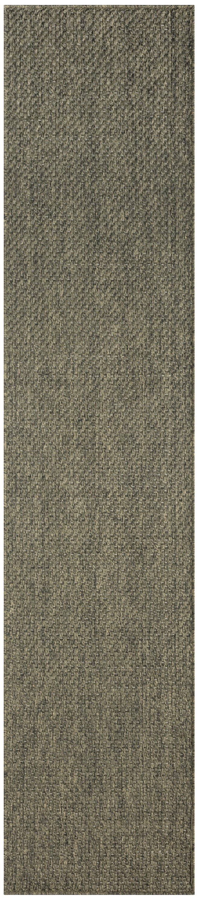 Nourison Home Tulum 2'2" x 8' Runner Rug, Olive, large