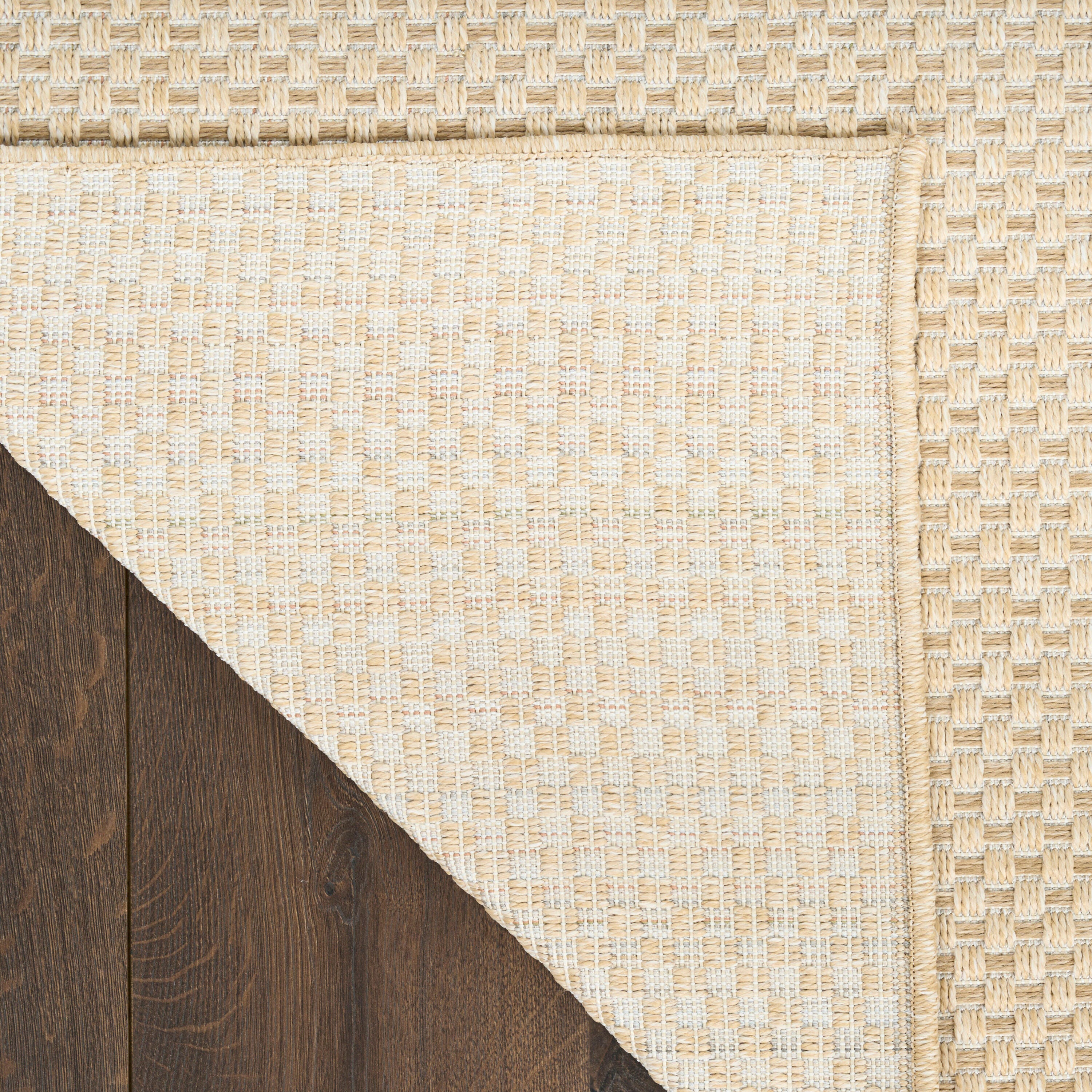 Nourison Home Tulum 5'3" x 7' Area Rug, Cream, large
