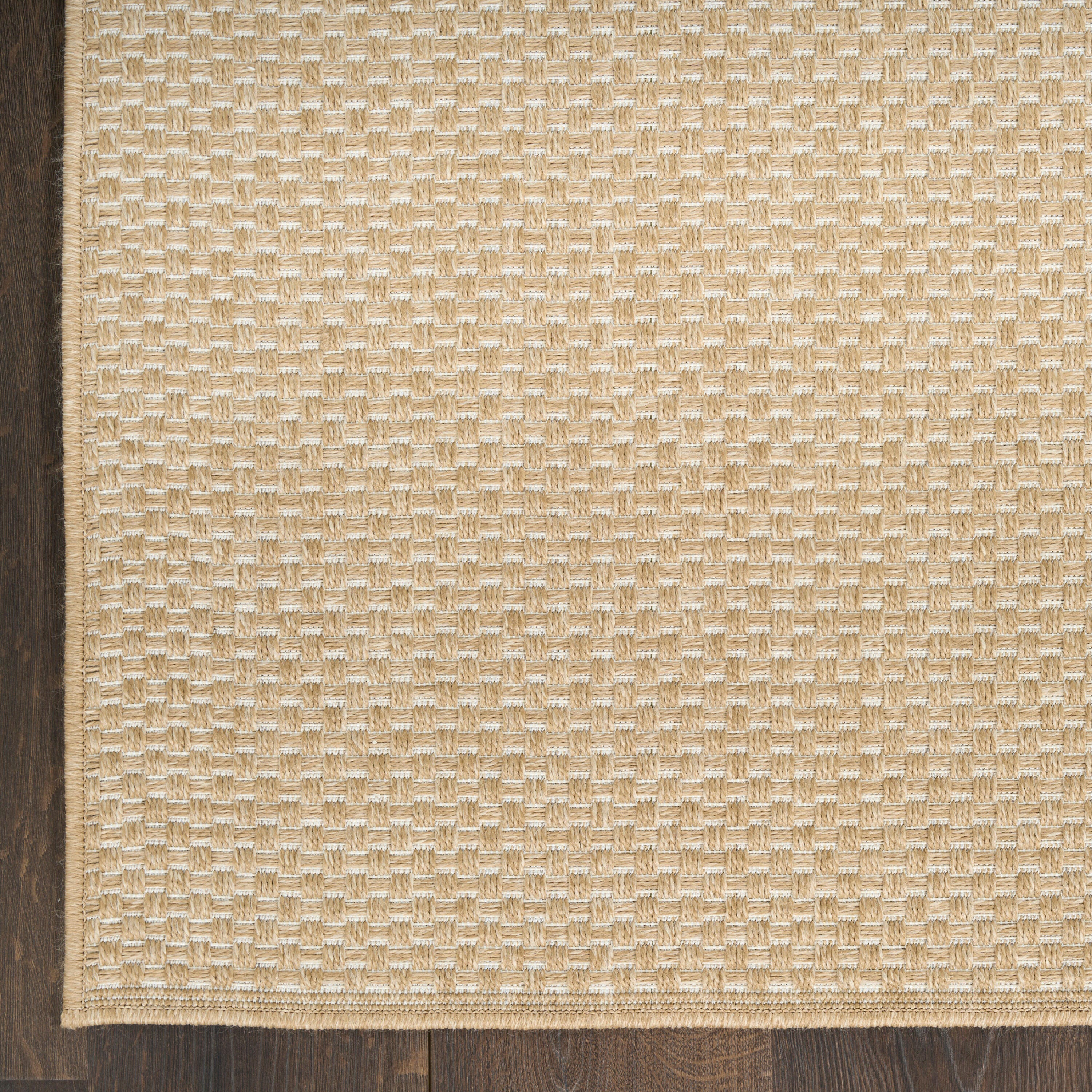 Nourison Home Tulum 5'3" x 7' Area Rug, Taupe, large