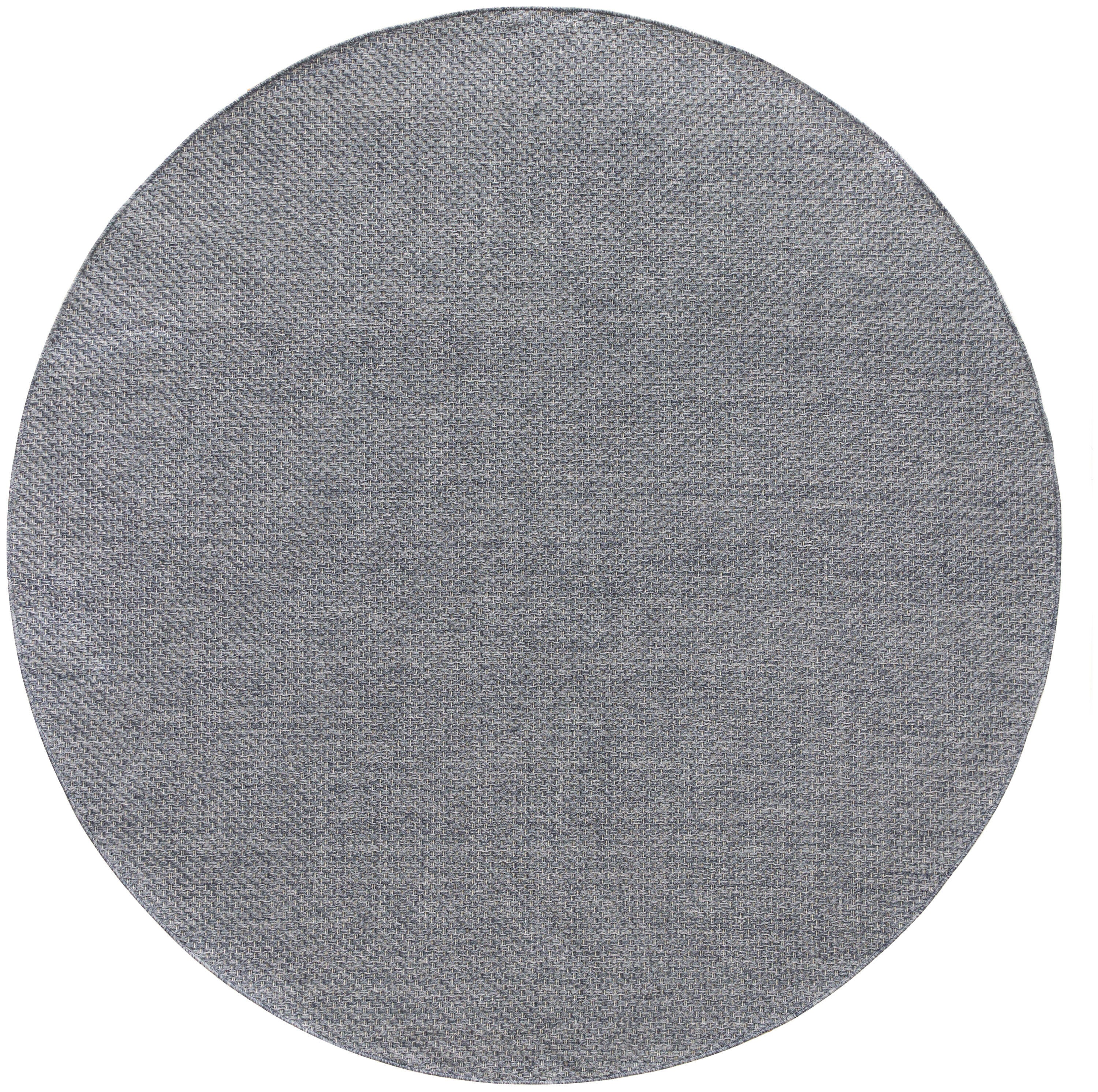 Nourison Home Tulum 8' Round Area Rug, Denim, large