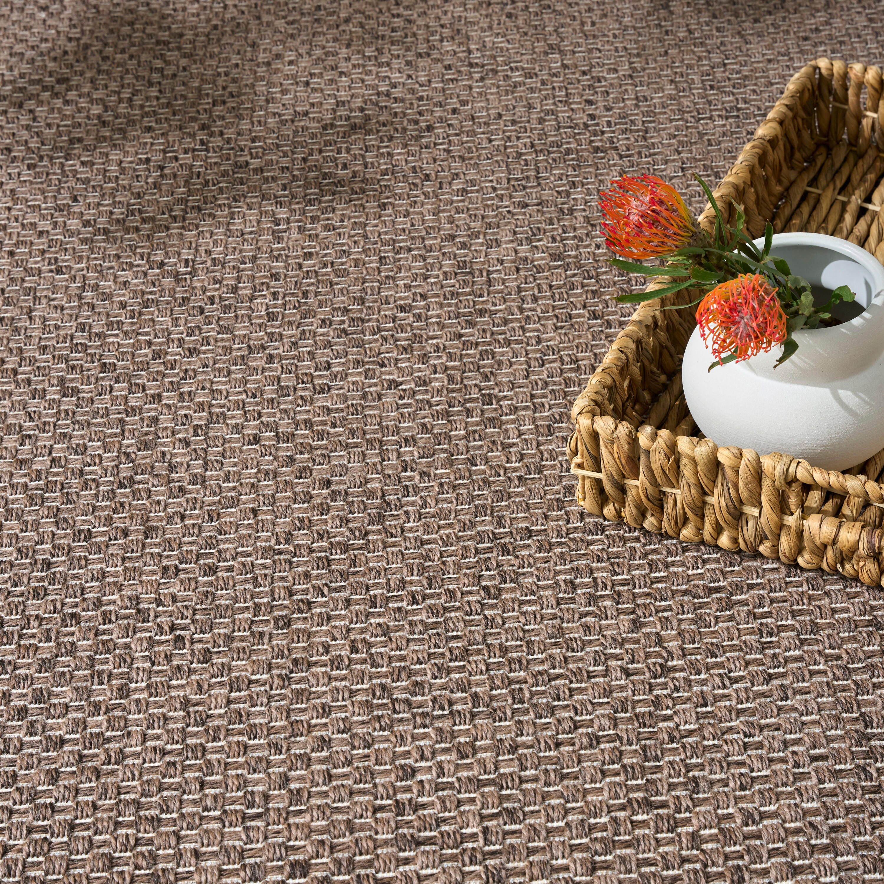 Nourison Home Tulum 9' x 12' Area Rug, Brown, large