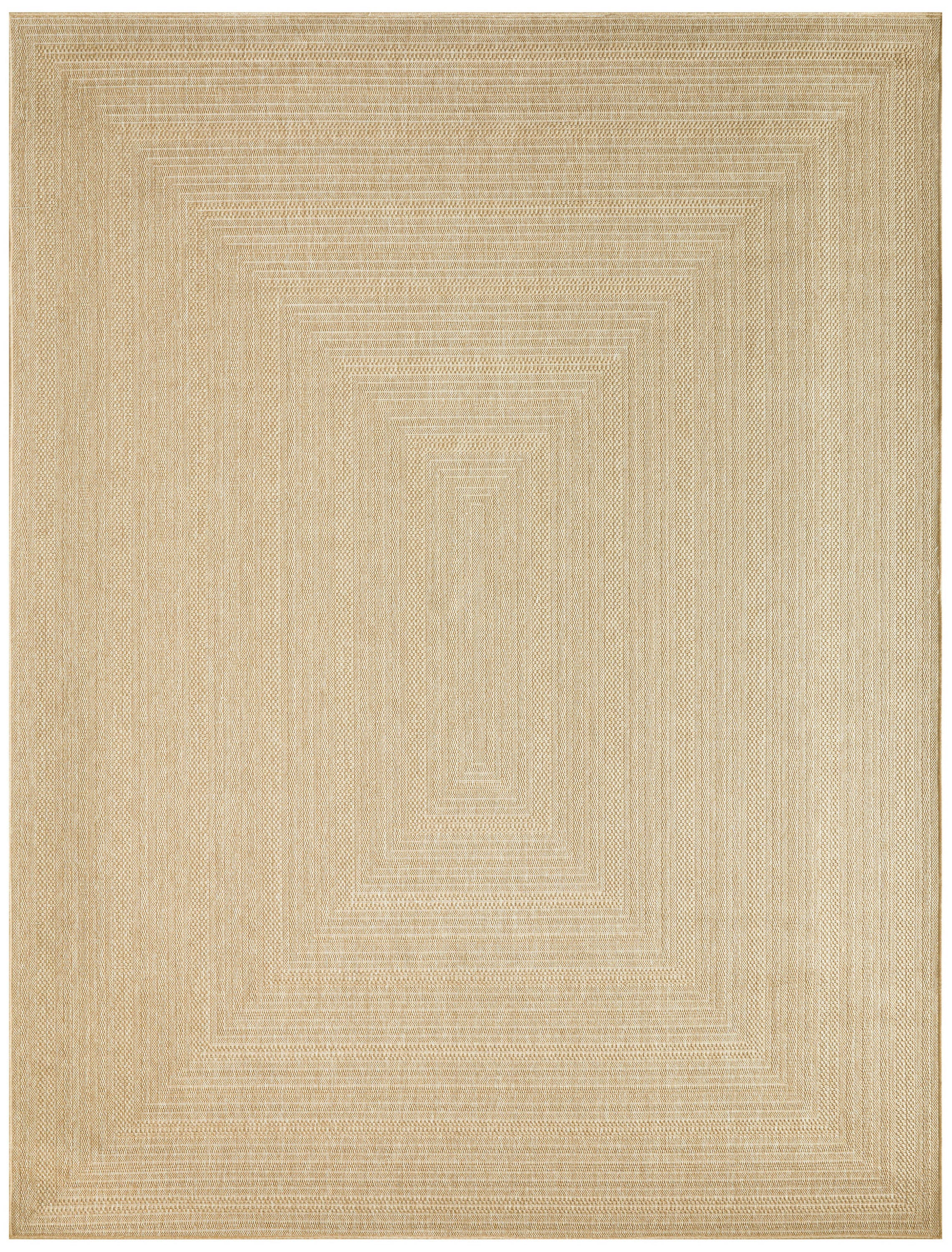 Nourison Home Tulum Geometric 10' x 14' Area Rug, Taupe/Ivory, large