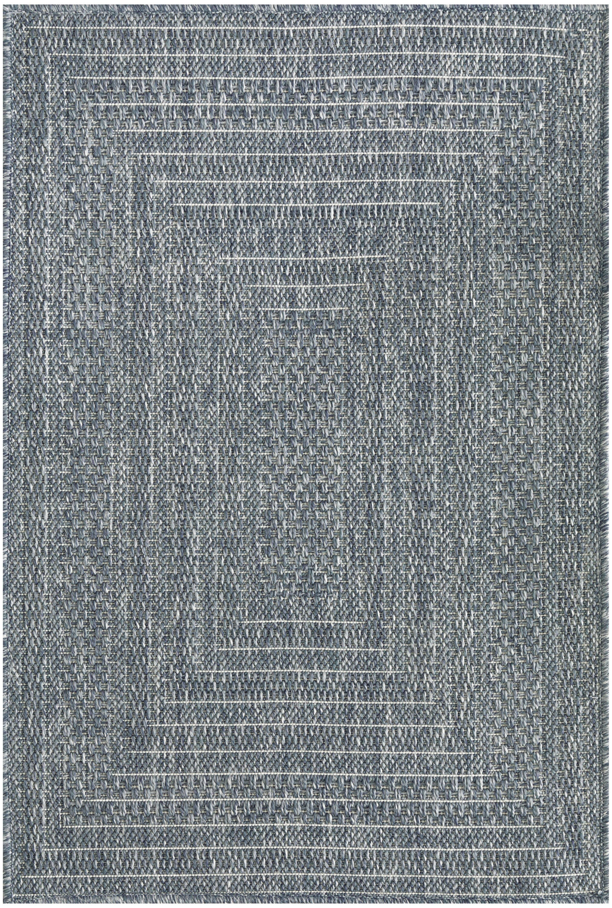 Nourison Home Tulum Geometric 2' x 3' Area Rug, Denim, large