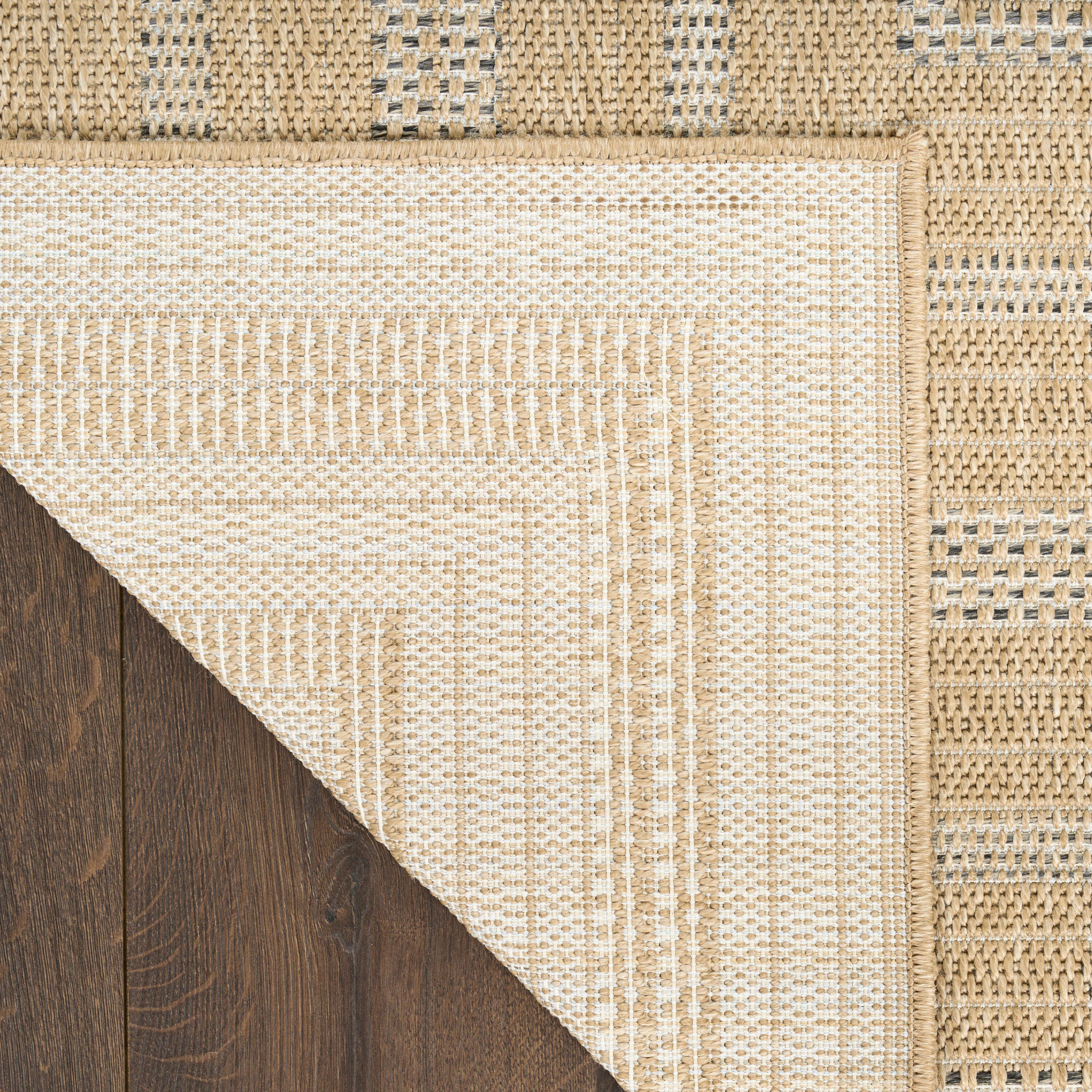 Nourison Home Tulum Geometric 2' x 3' Area Rug, Taupe/Gray, large