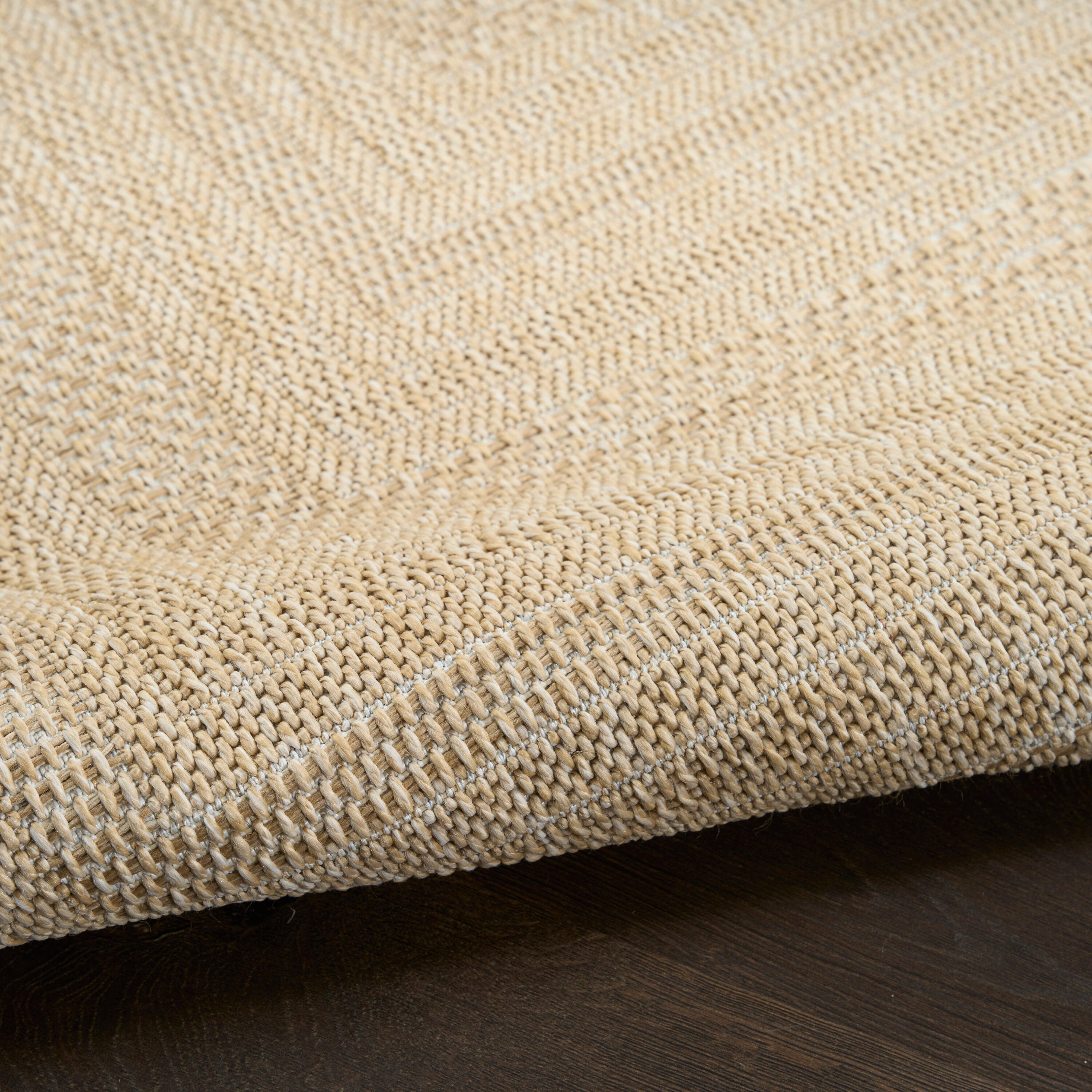 Nourison Home Tulum Geometric 2' x 6' Runner Rug, Cream, large