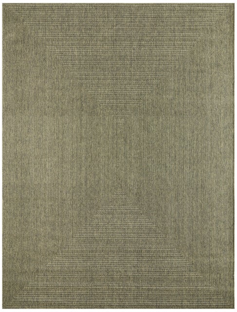 Nourison Home Tulum Geometric 8' x 10' Area Rug, Olive