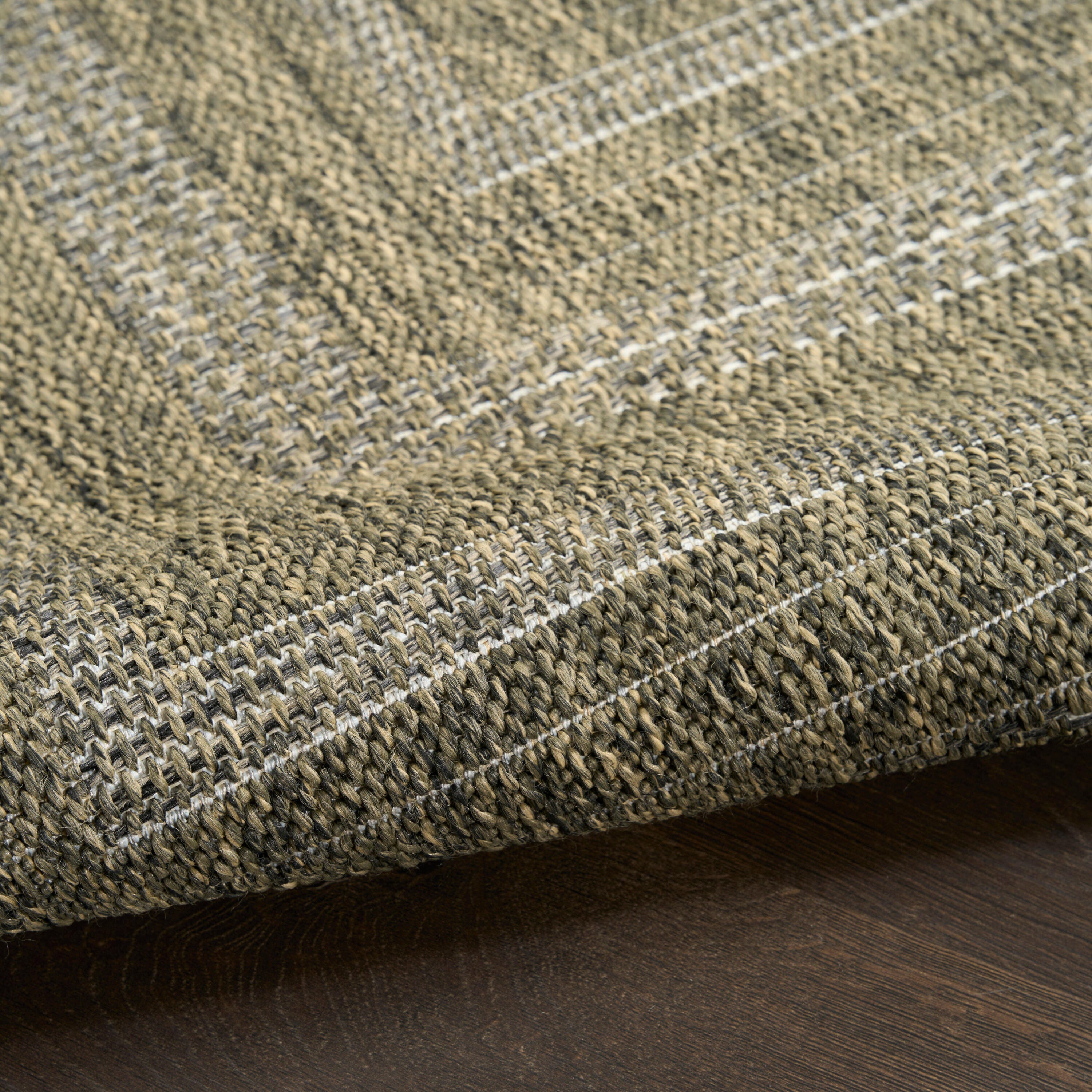Nourison Home Tulum Geometric 9' x 12' Area Rug, Olive, large