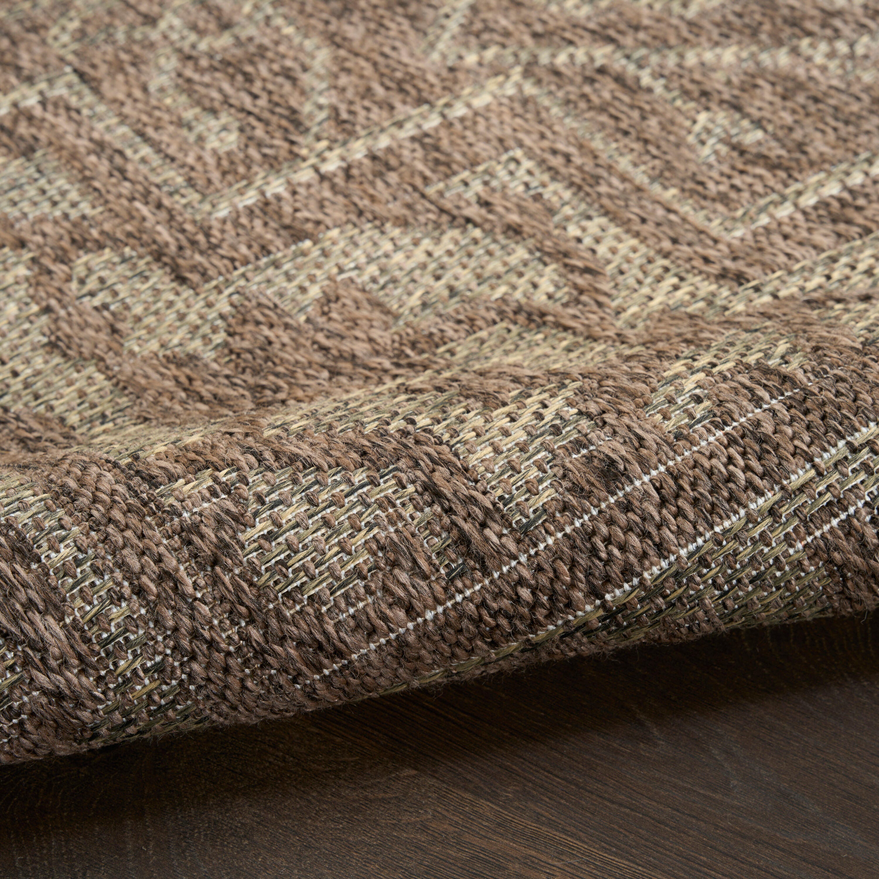 Nourison Home Tulum Persian 2' x 3' Area Rug, Brown, large