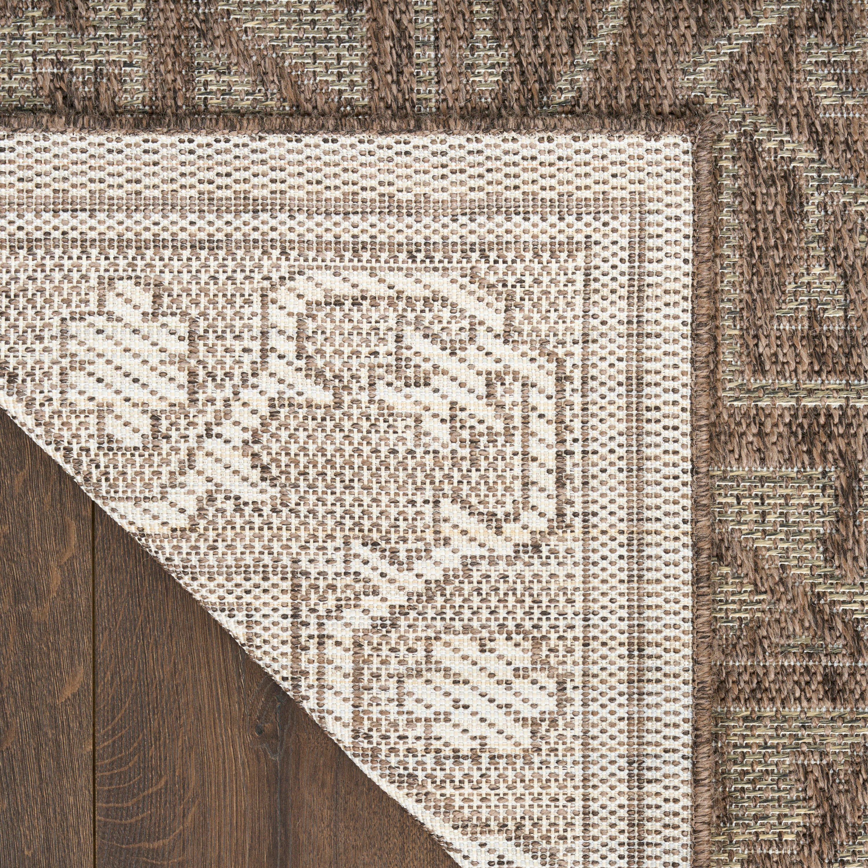 Nourison Home Tulum Persian 2'2" x 10' Runner Rug, Brown, large