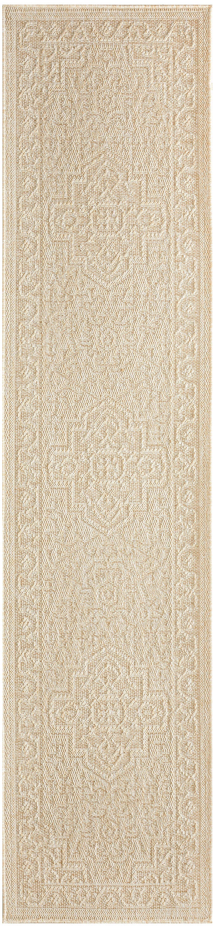 Nourison Home Tulum Persian 2'2" x 10' Runner Rug, Cream, large