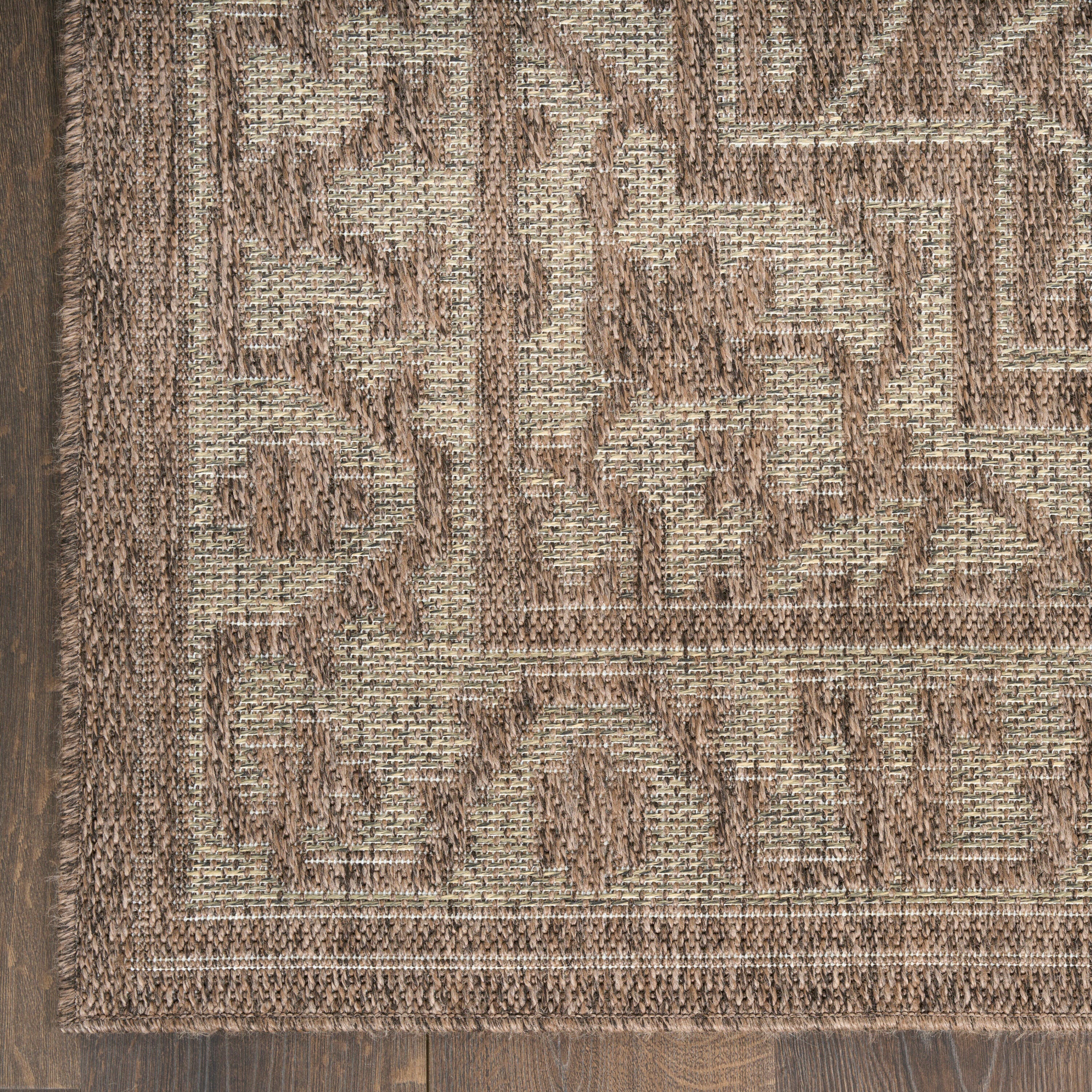 Nourison Home Tulum Persian 2'2" x 8' Runner Rug, Brown, large