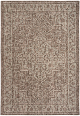 Nourison Home Tulum Persian 4' x 6' Area Rug, Brown, large