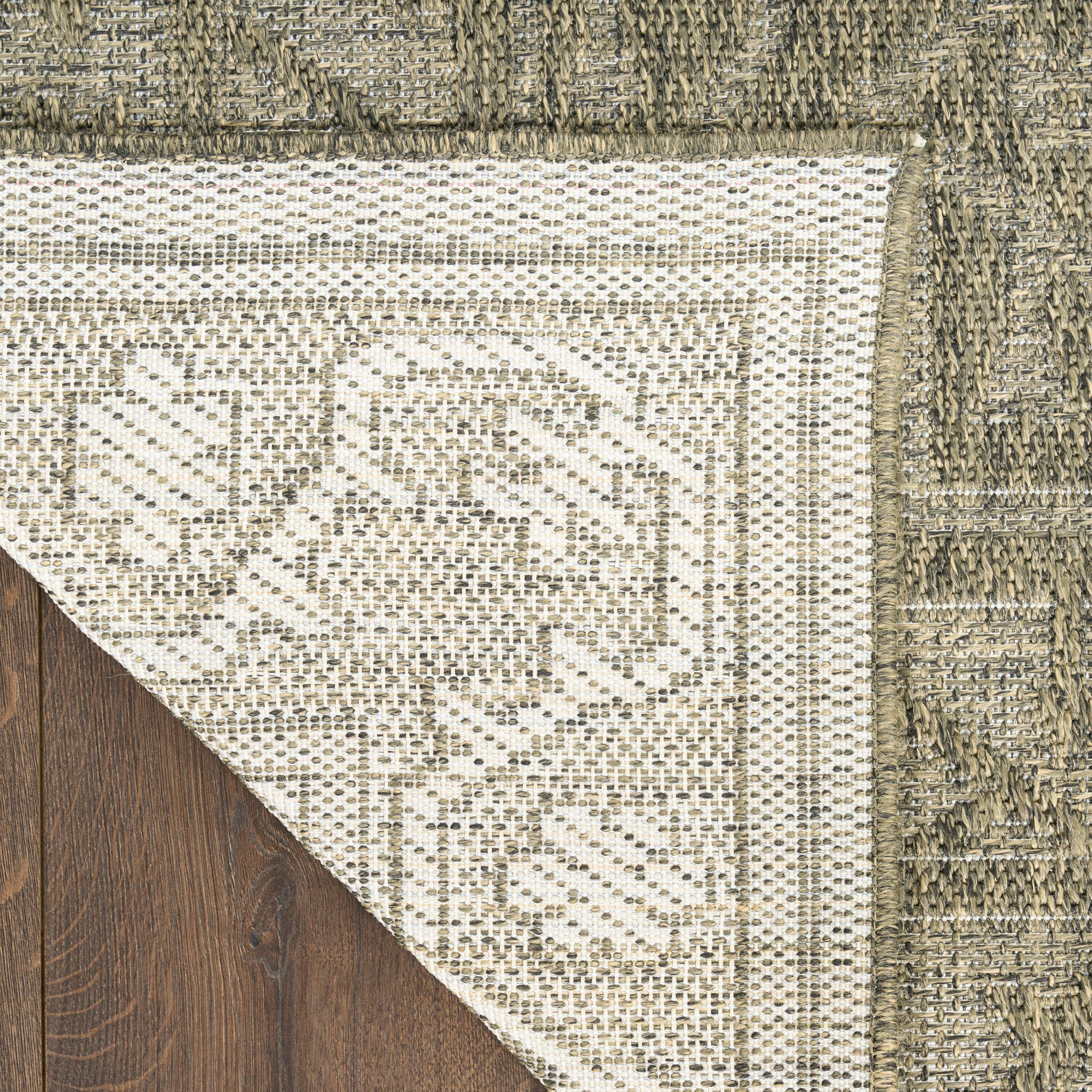 Nourison Home Tulum Persian 4' x 6' Area Rug, Olive, large