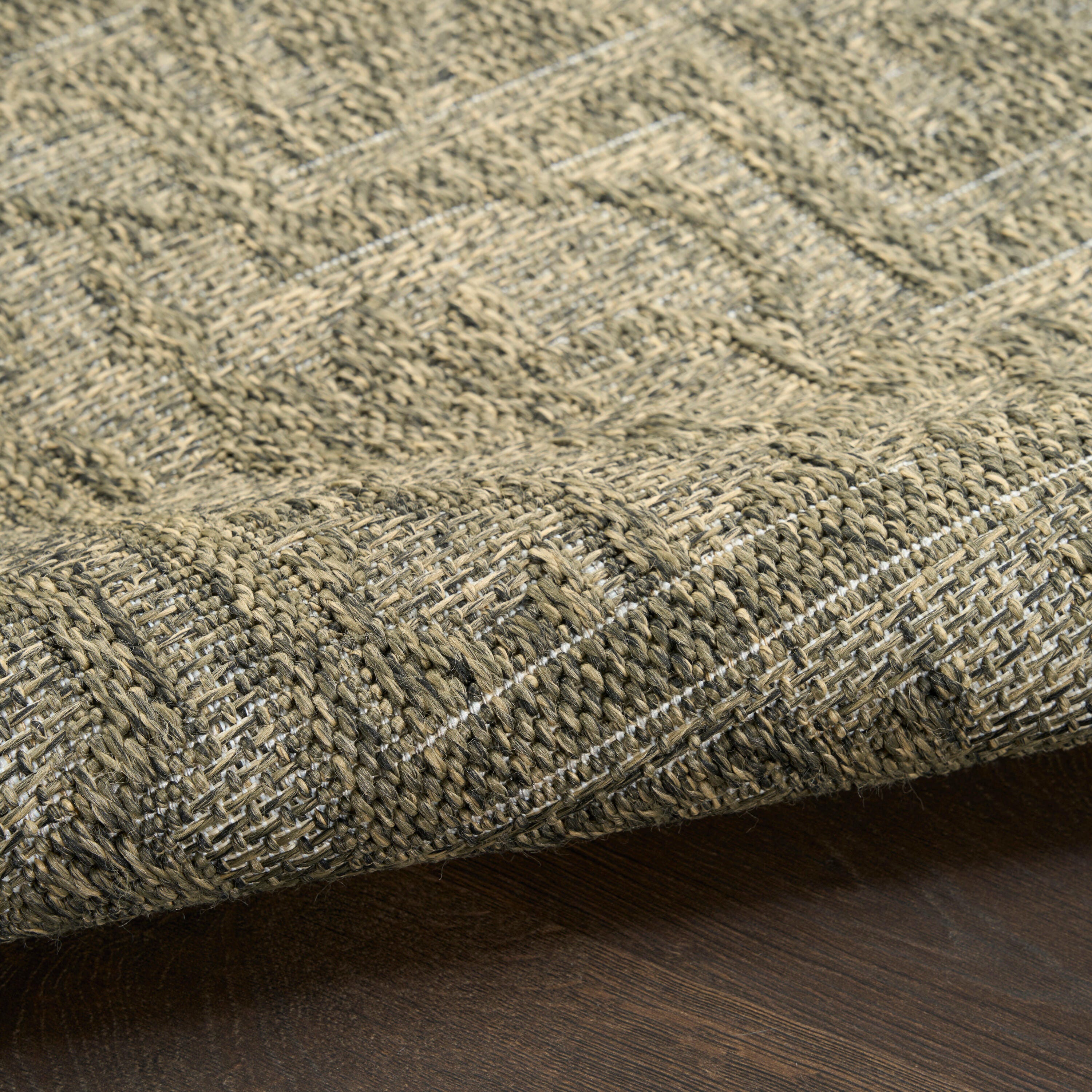 Nourison Home Tulum Persian 6' x 9' Area Rug, Olive, large