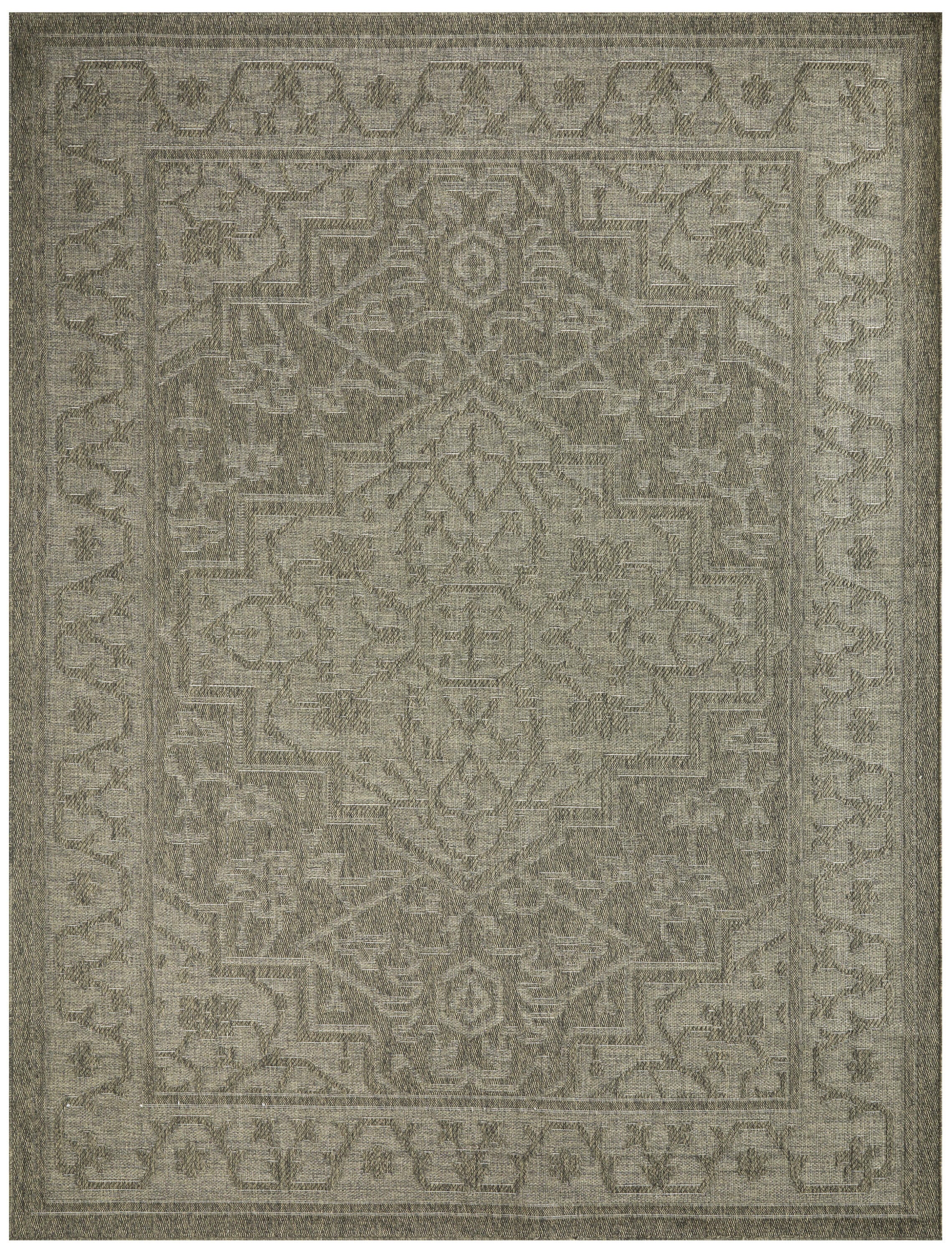 Nourison Home Tulum Persian 8' x 10' Area Rug, Olive, large