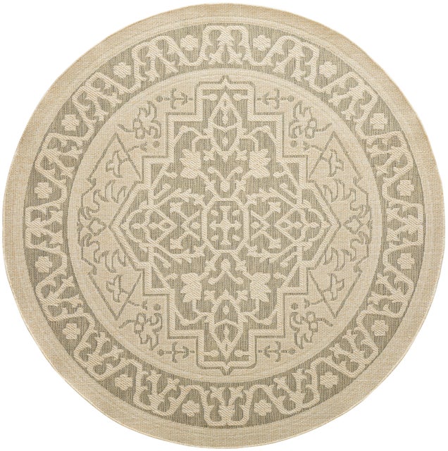 Nourison Home Tulum Persian 8' Round Area Rug
