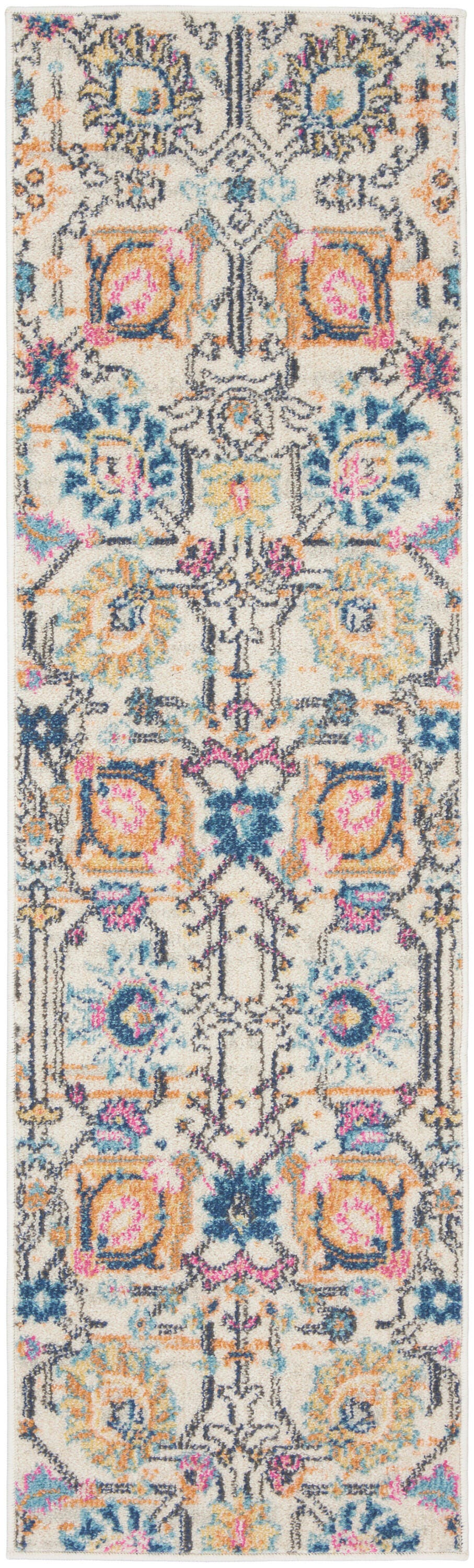 Nourison Home Passion Lush 1'10" x 6' Runner Rug, Ivory/Multi, large