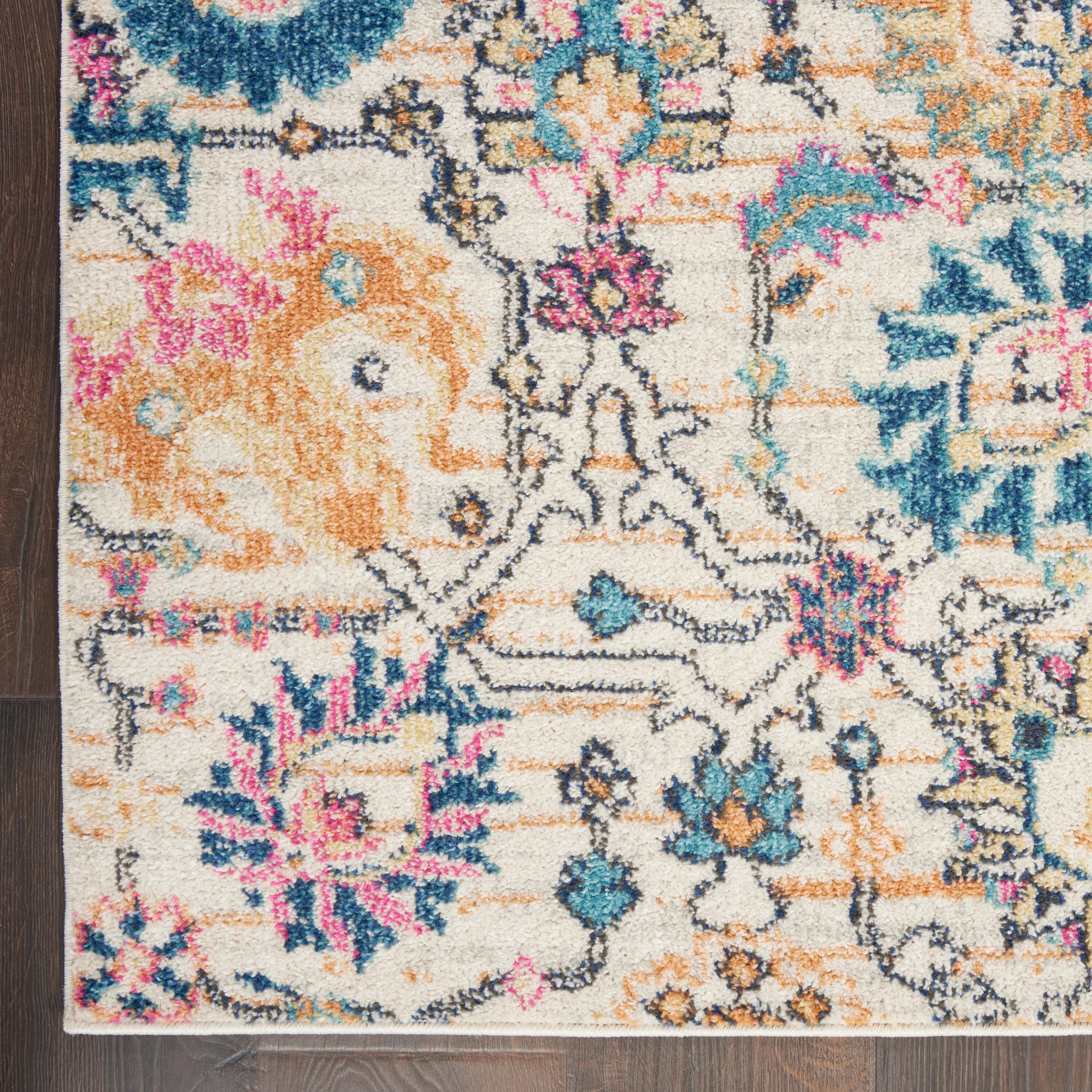Nourison Home Passion Lush 1'10" x 6' Runner Rug, Ivory/Multi, large