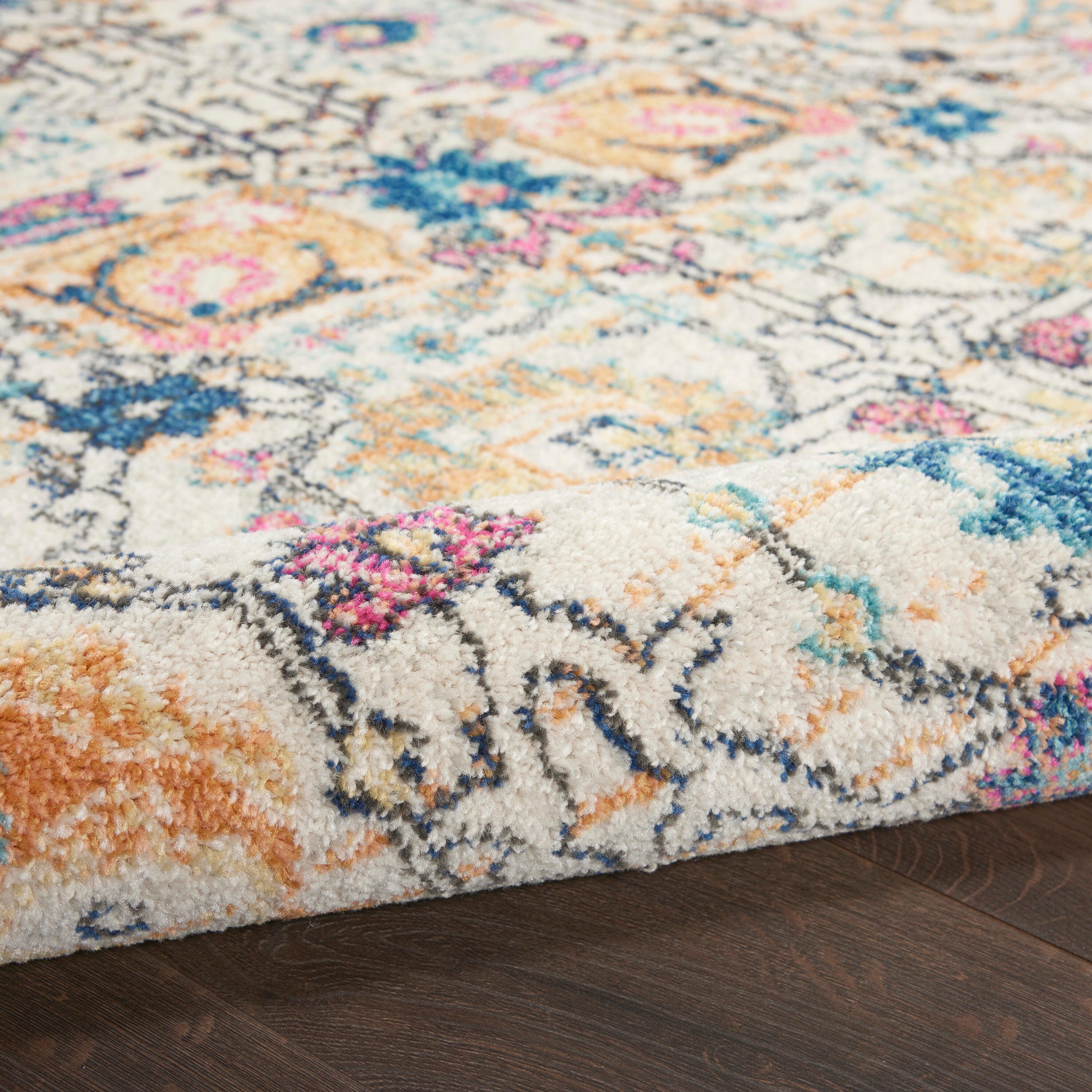 Nourison Home Passion Lush 1'10" x 6' Runner Rug, Ivory/Multi, large