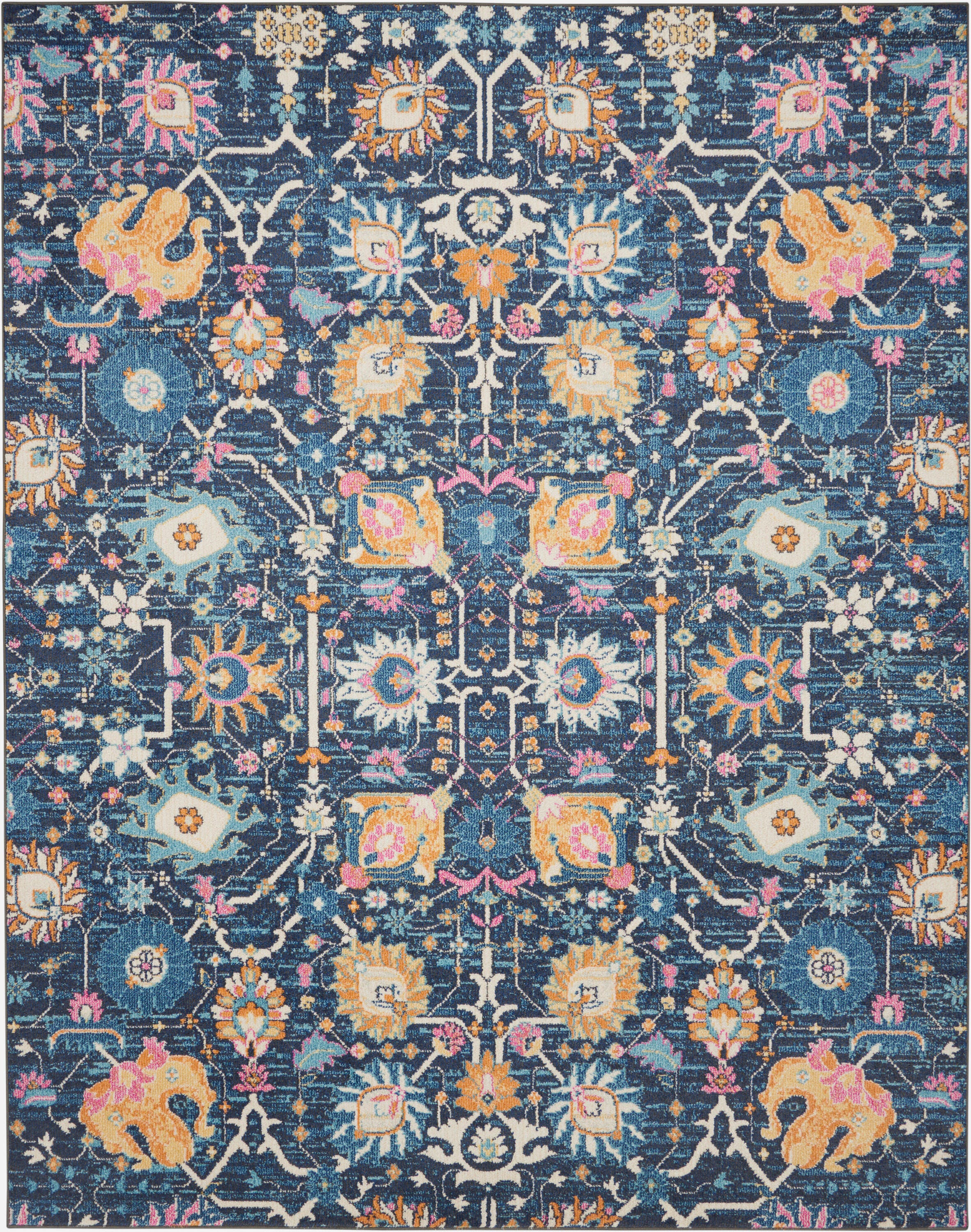 Nourison Home Passion Lush 9' x 12' Area Rug, Navy, large