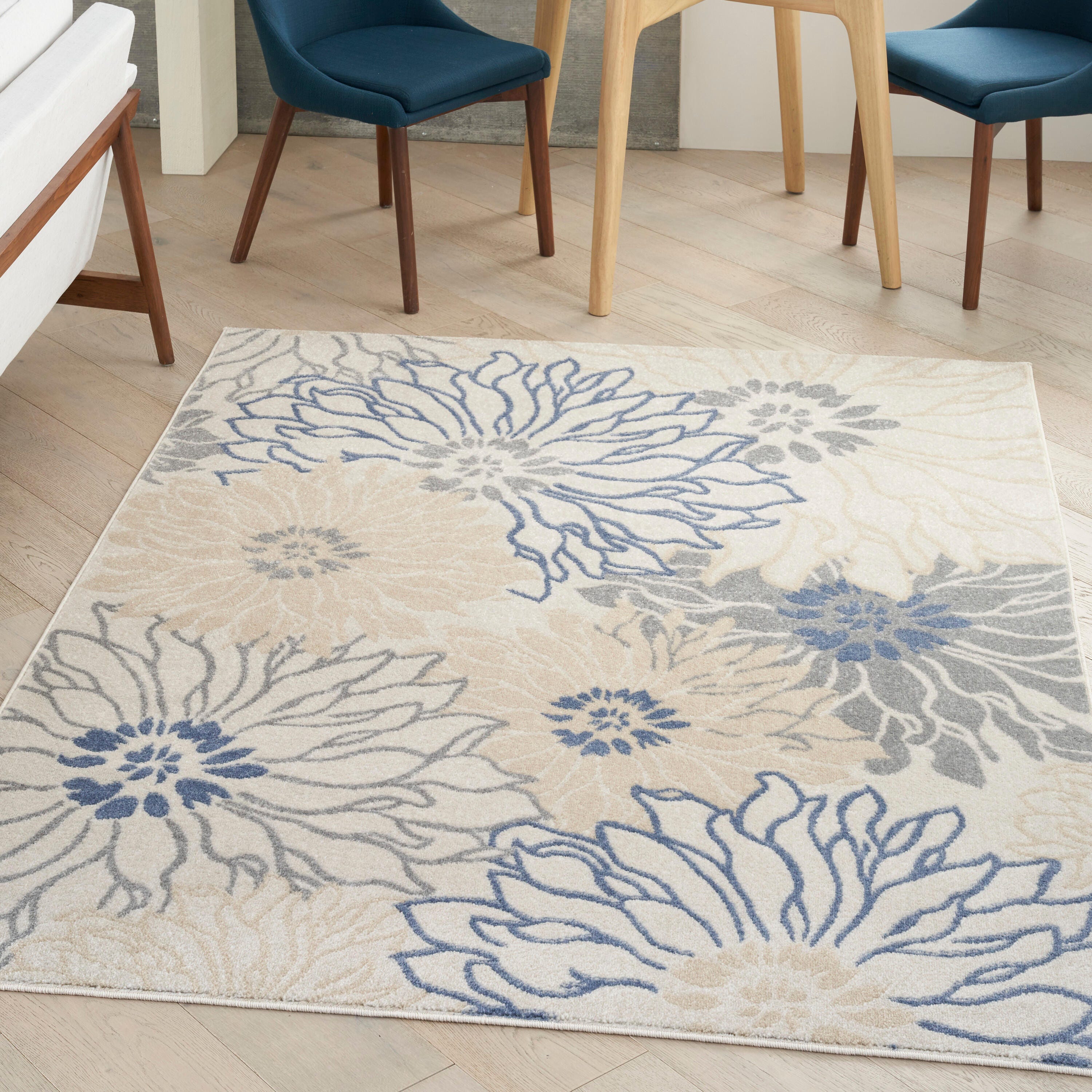 Nourison Home Passion Floral 5'3" x 7'3" Area Rug, Multi, large